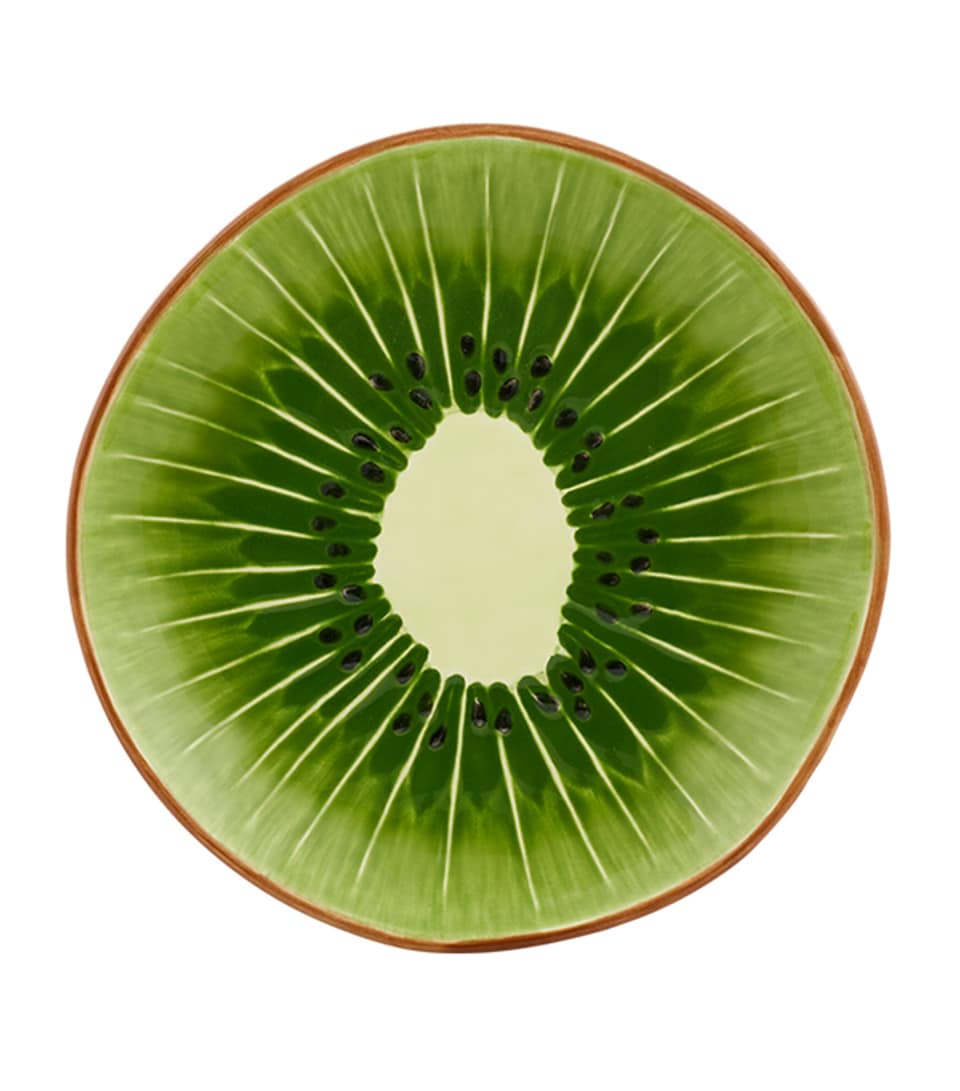 Bordallo Pinheiro Kiwi Dessert Plate (21cm) Green