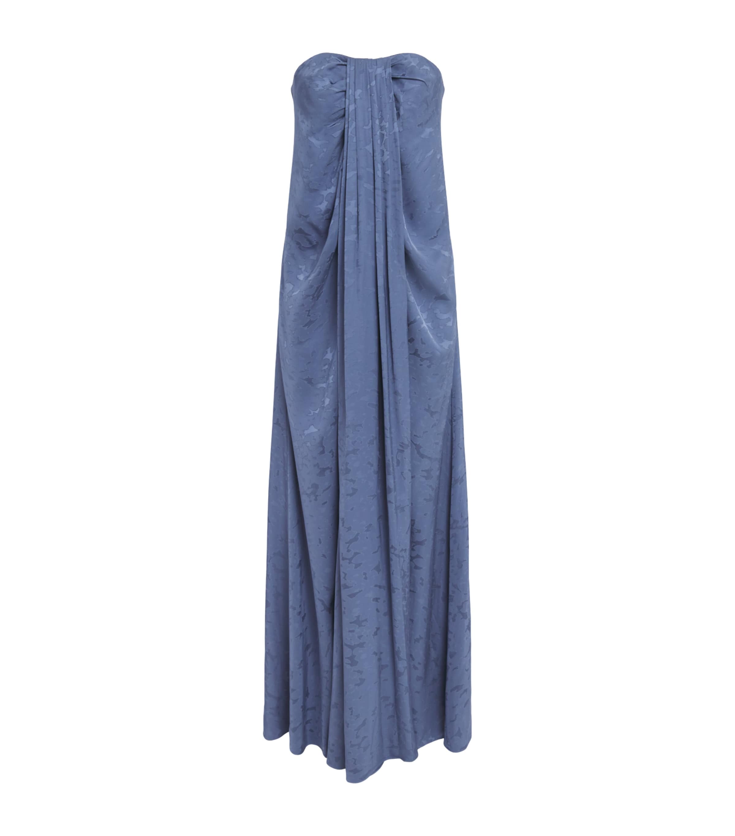 Joseph Womens Leopard Jacquard Mia Maxi Dress Mineral
