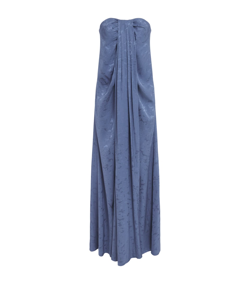 Joseph Womens Leopard Jacquard Mia Maxi Dress Mineral