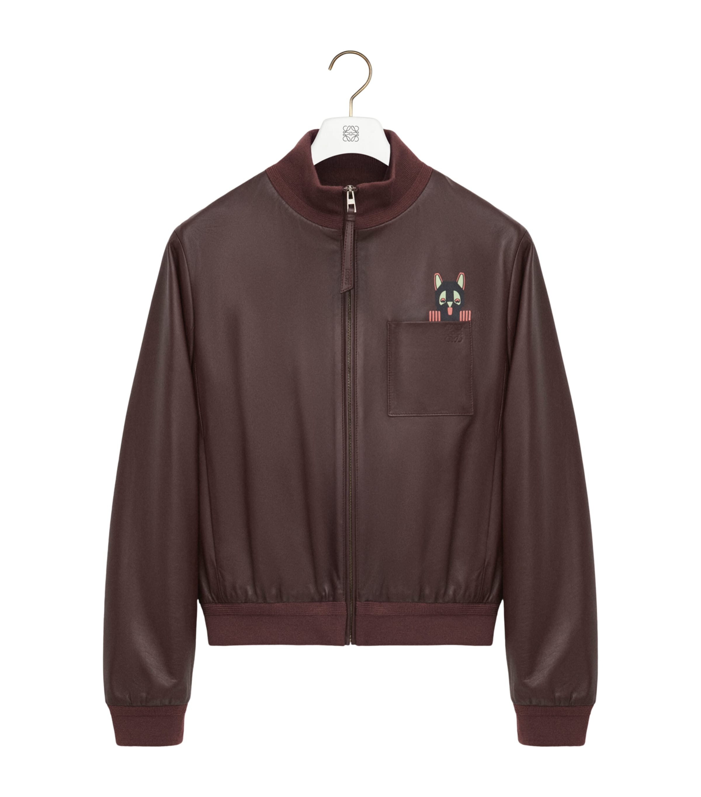 Cropped Nappa Leather Jacket