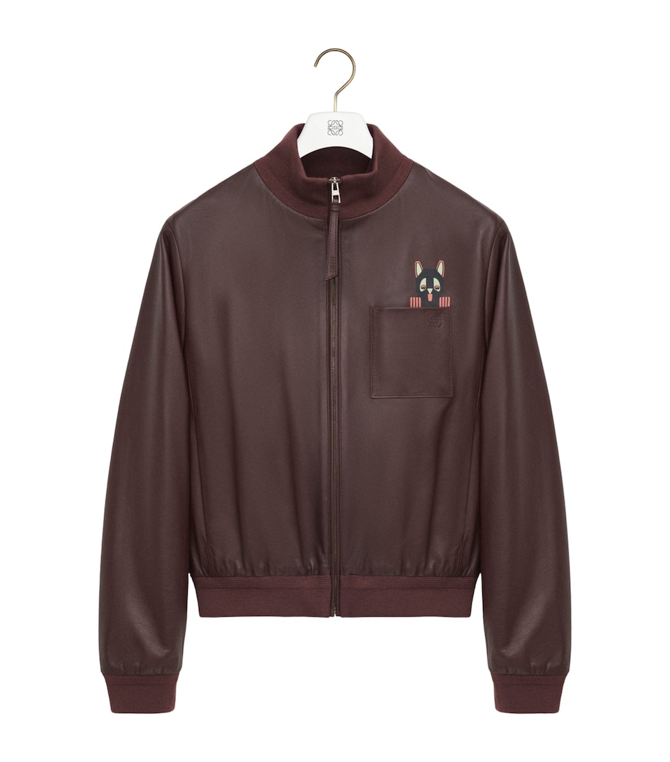 Cropped Nappa Leather Jacket