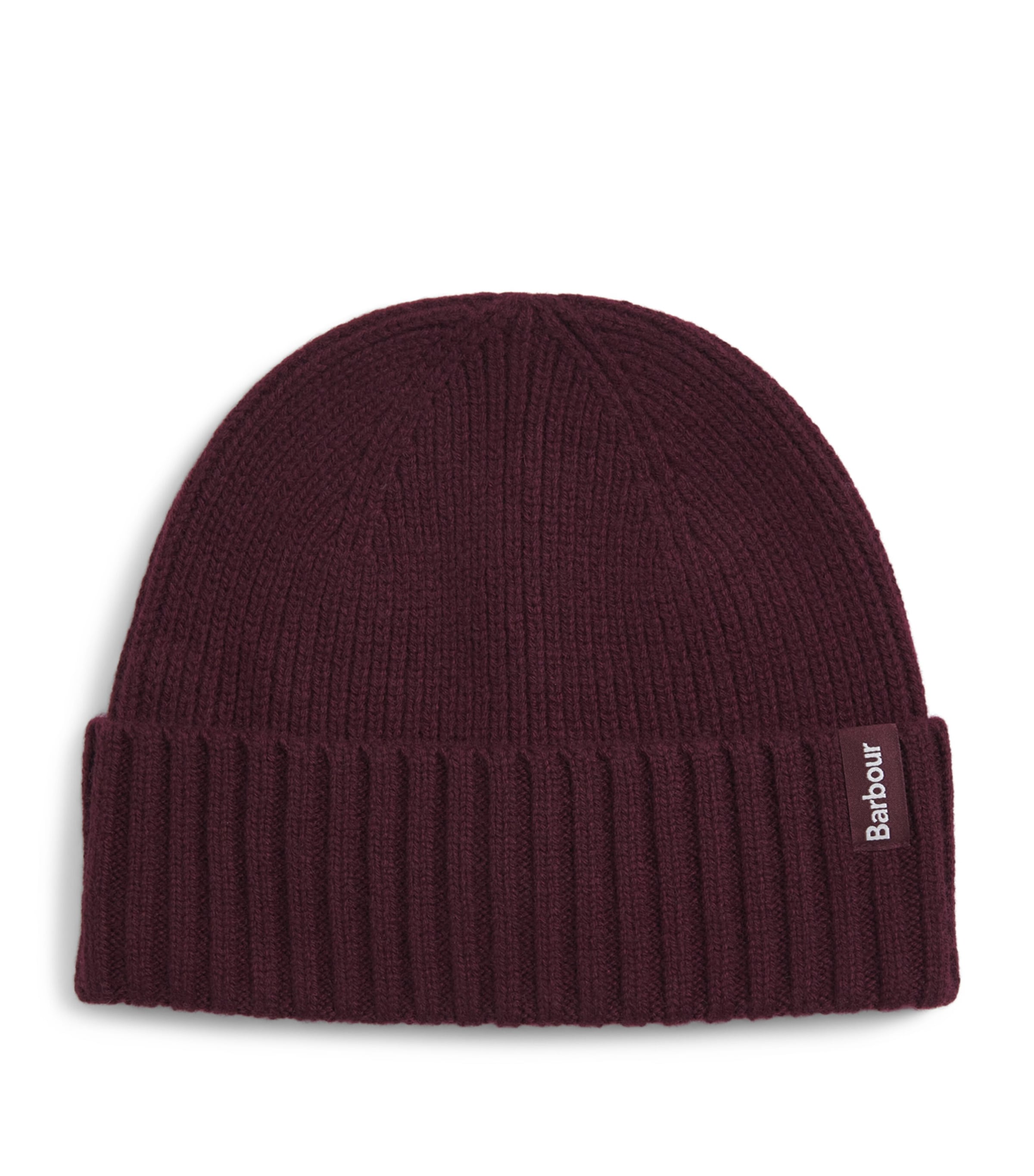 Barbour Wool-Cashmere Danforth Beanie Wine