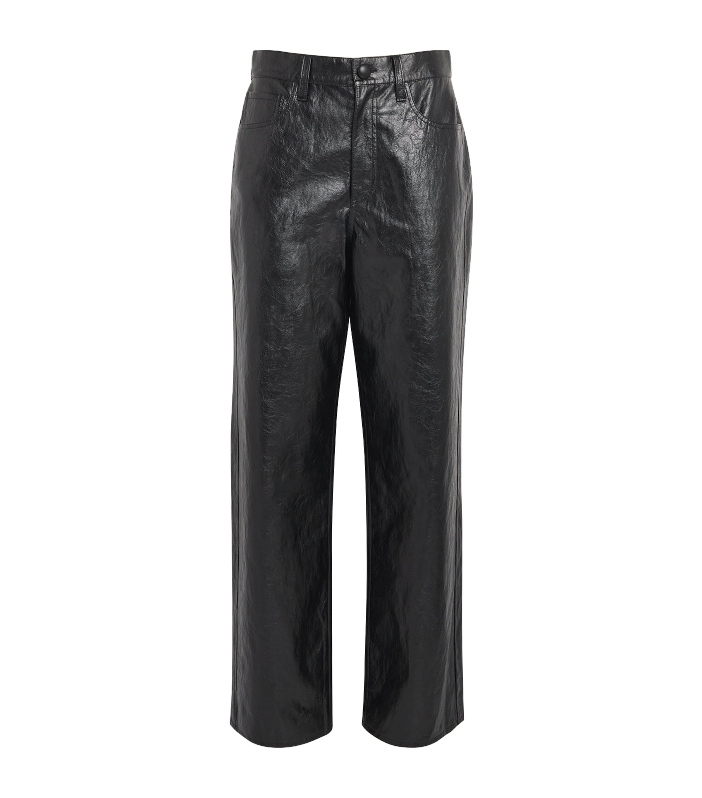 Faux Leather Shea Trousers