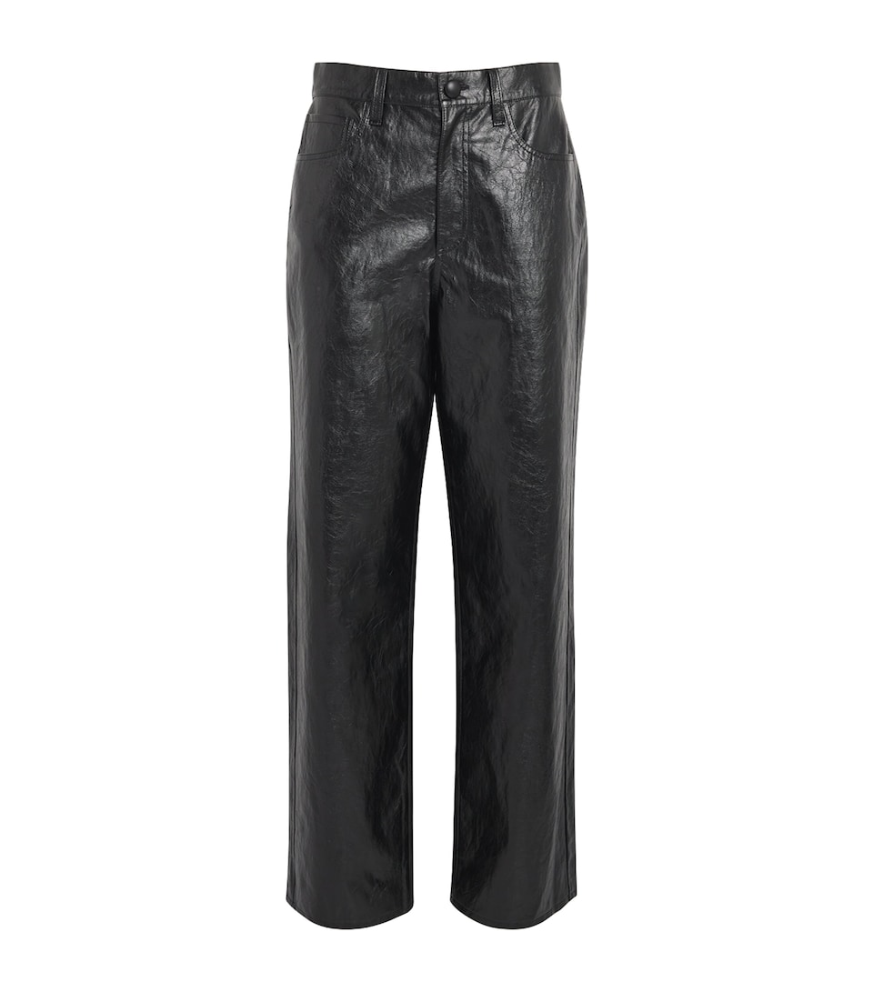 Faux Leather Shea Trousers
