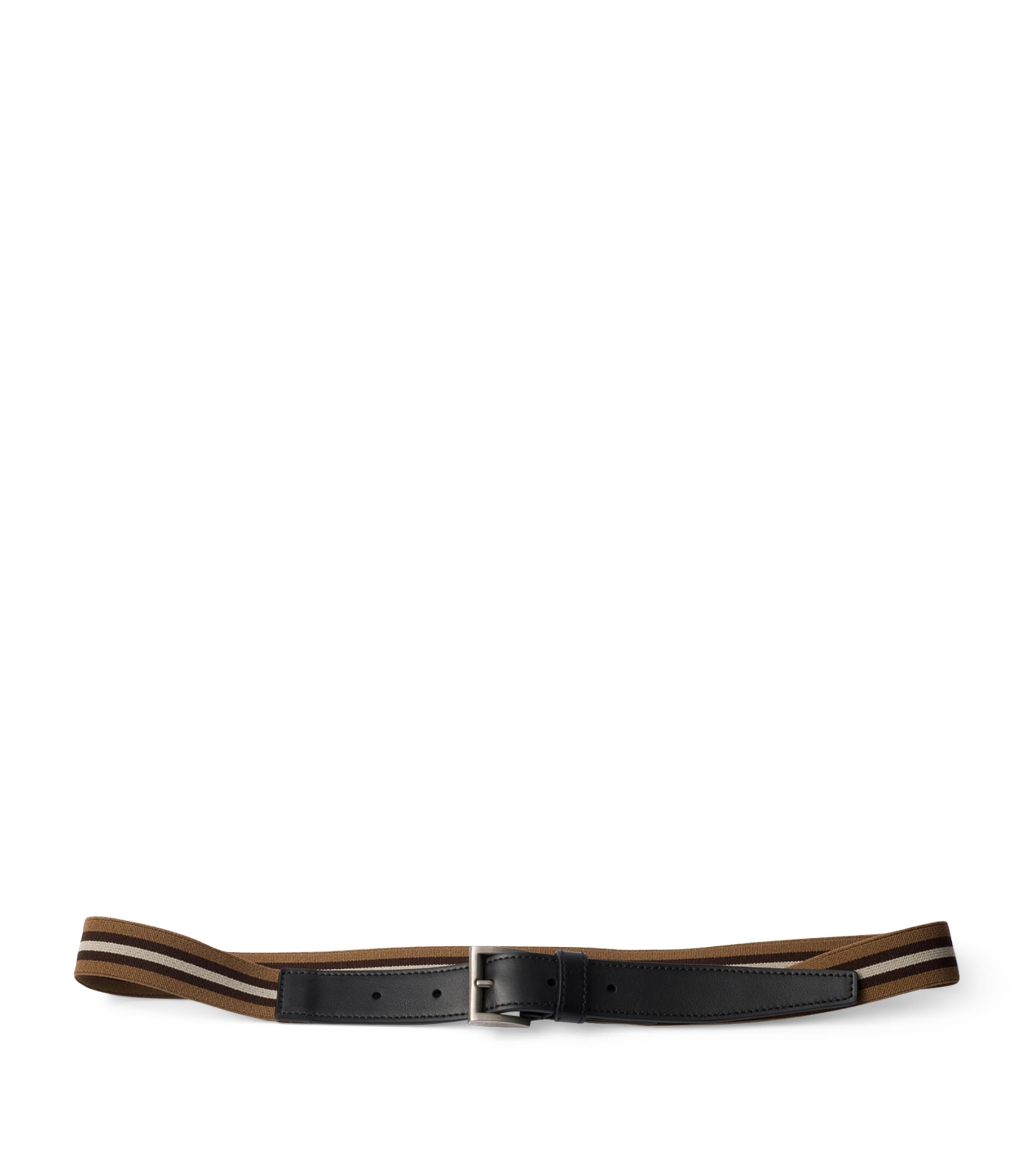Leather Striped Belt