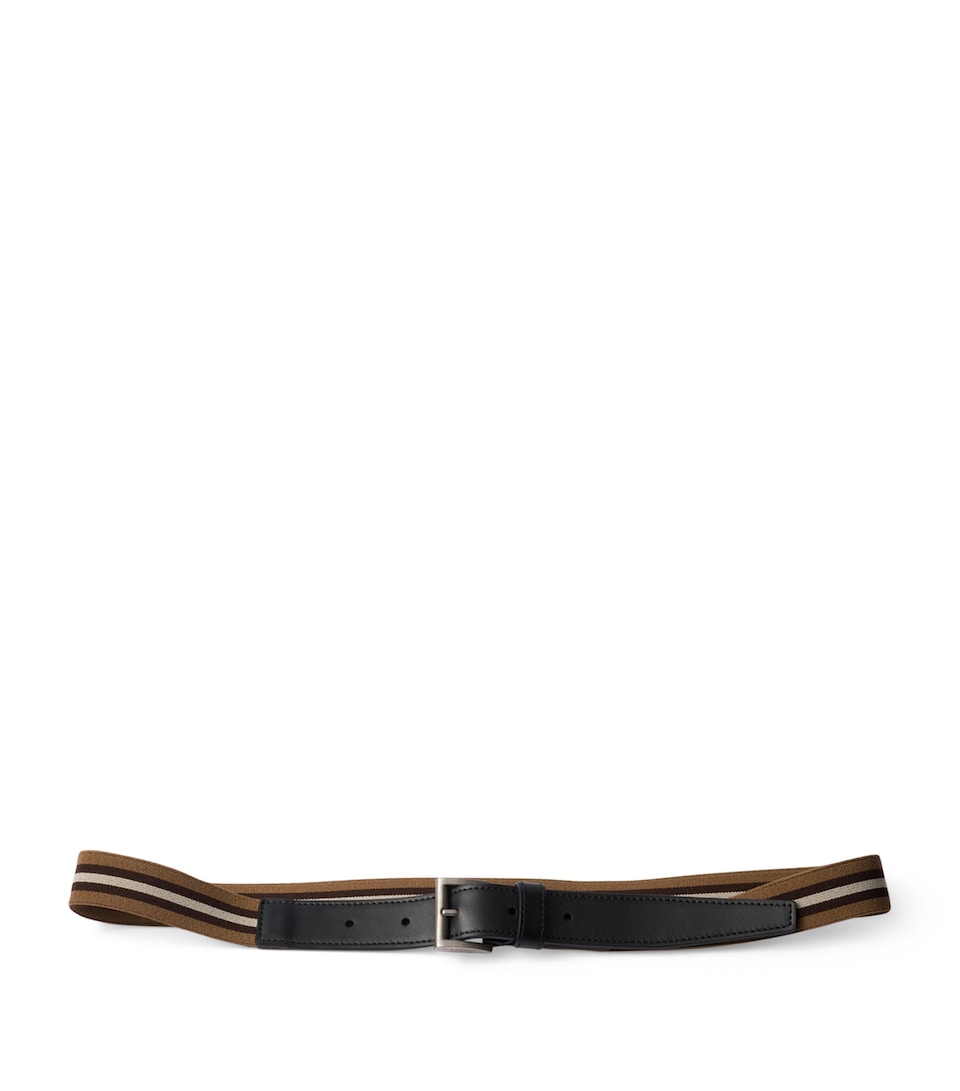Leather Striped Belt