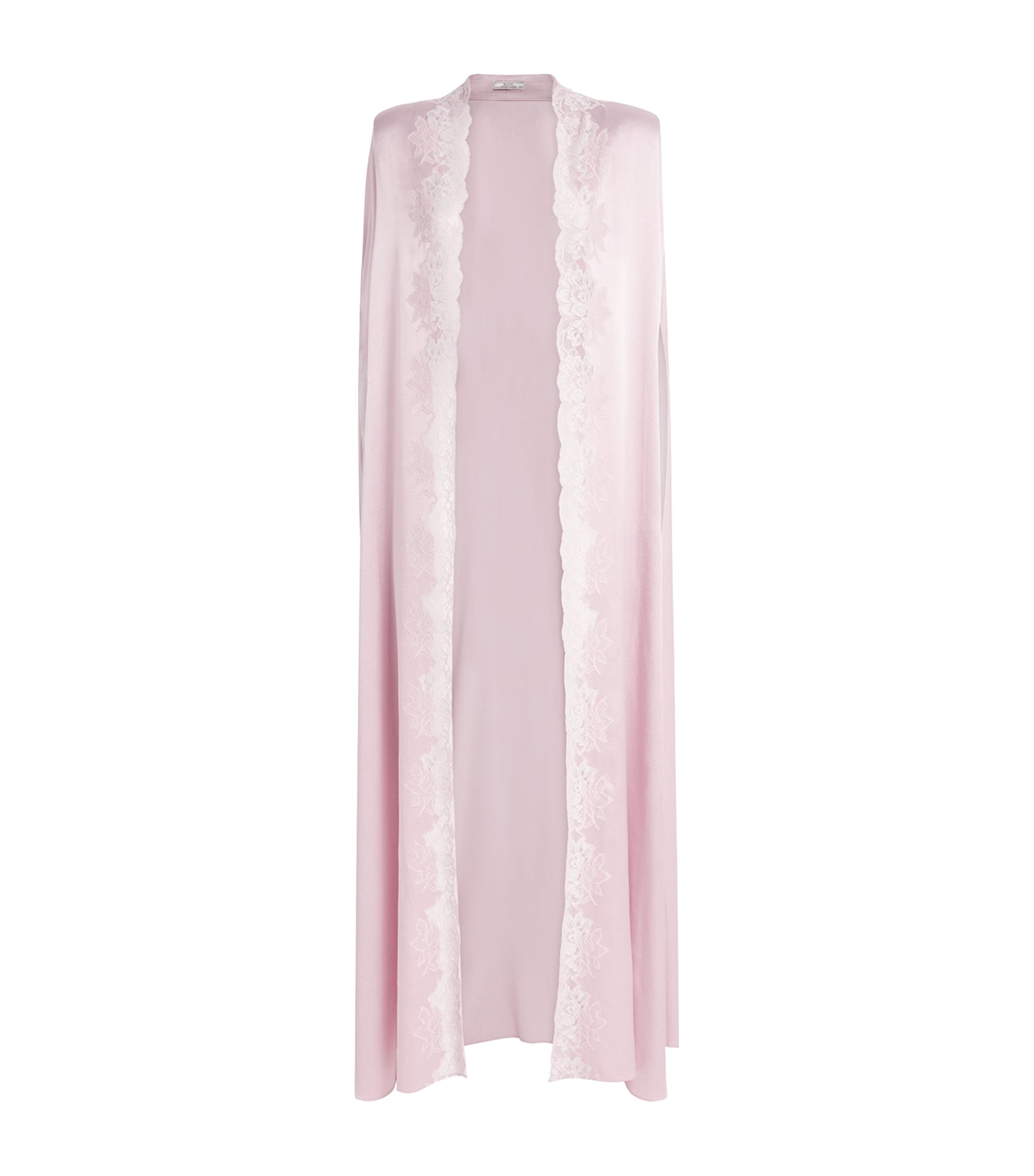 Bocan Womens Lace-Trim Beatrice Cape Powder