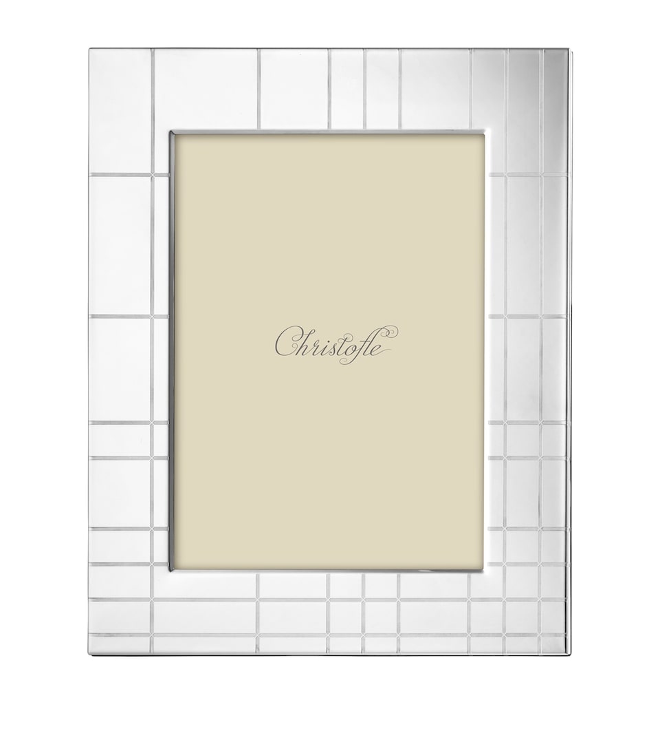 Christofle Graphik Photo Frame (9.5" x 7.5") Silver