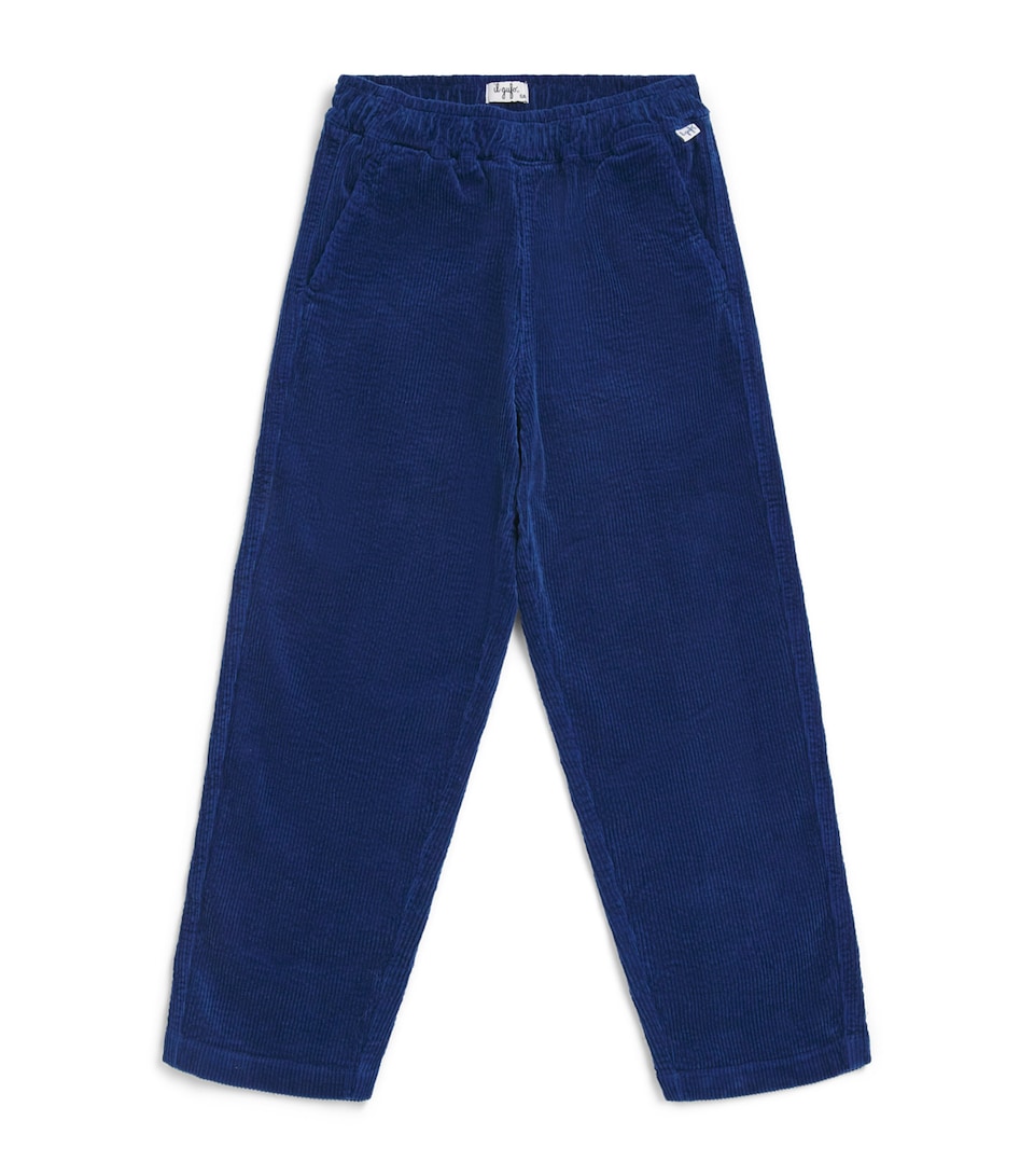 Il Gufo Corduroy Trousers (2-12 Years) Ink Blue