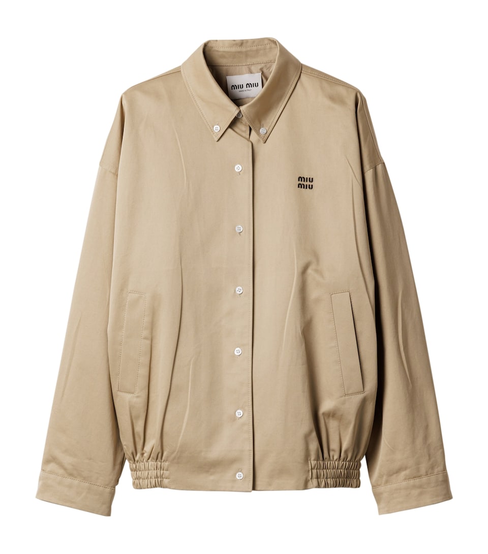Cotton Chino Blouson Jacket