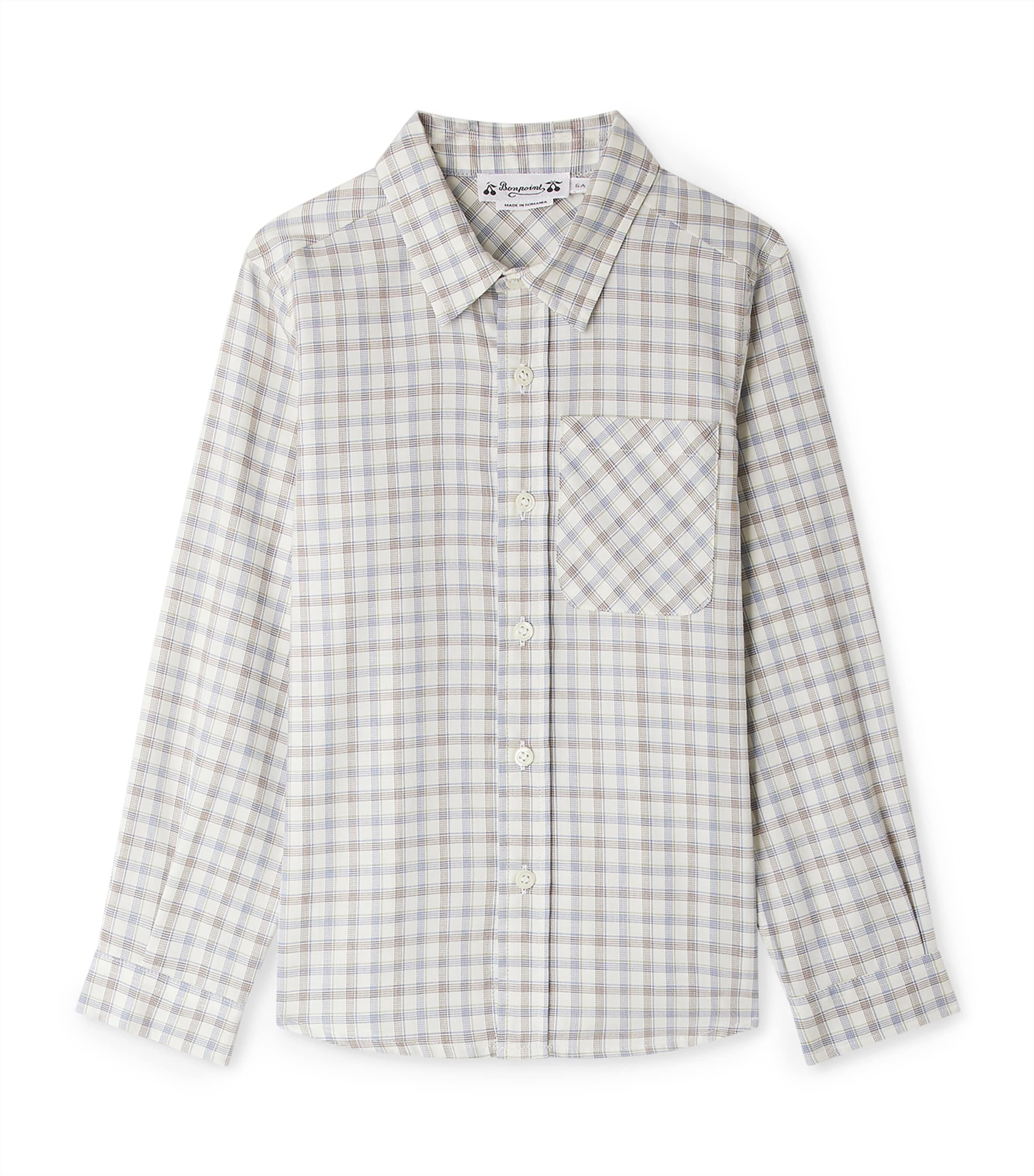 Cotton Check Shirt (4-14 Years)