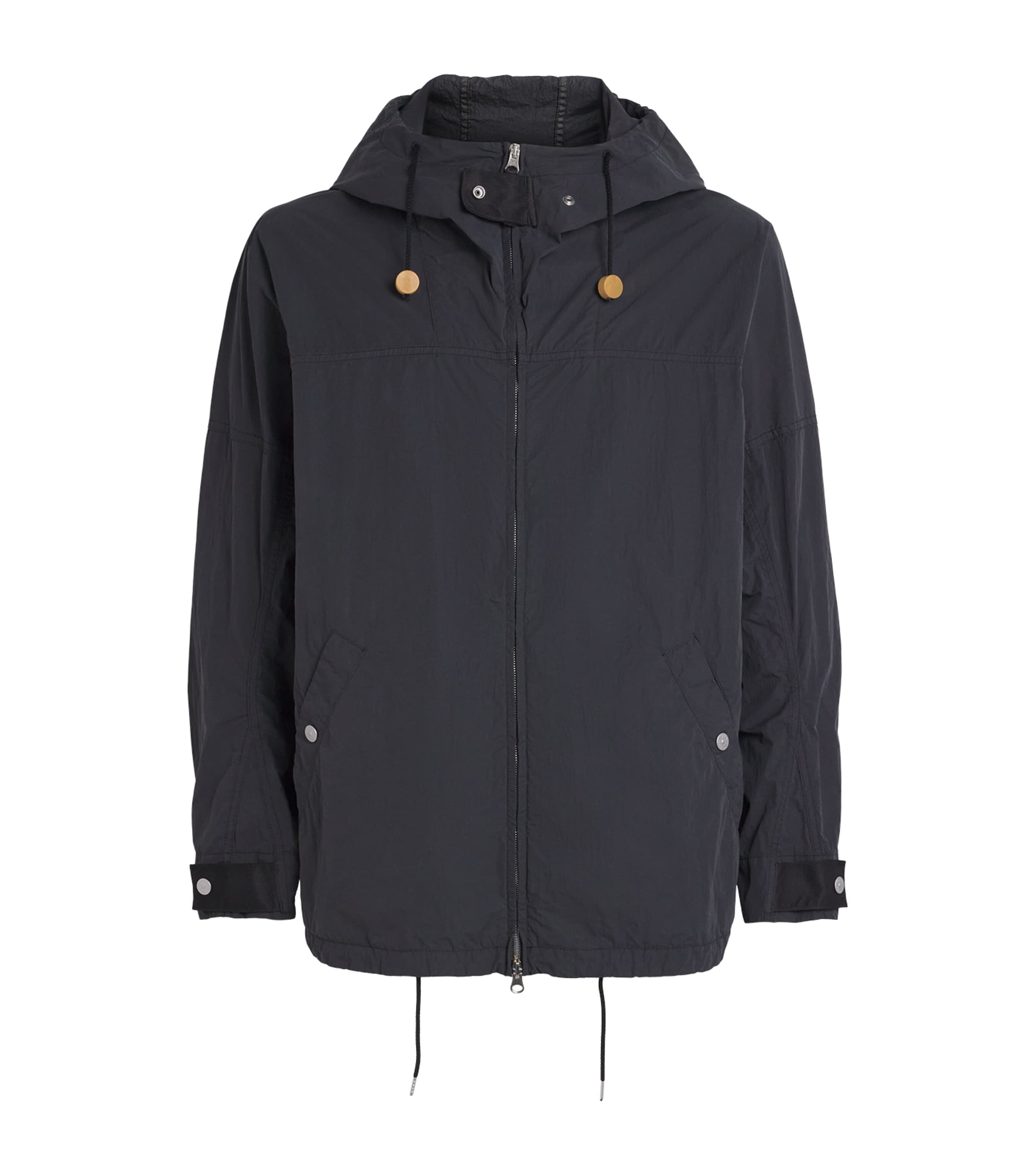 Stone Island Mens Garment-Dyed Nylon TC Parka