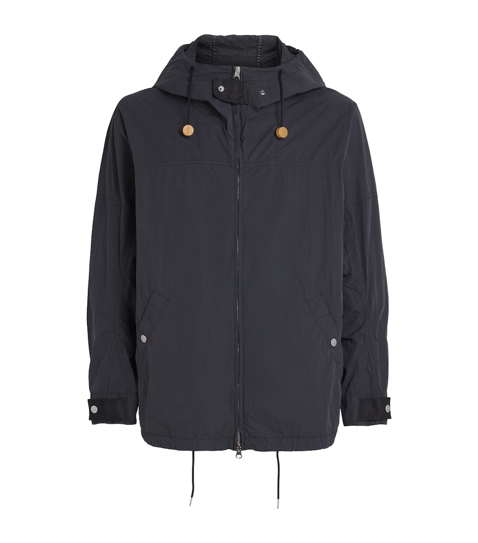 Stone Island Mens Garment-Dyed Nylon TC Parka
