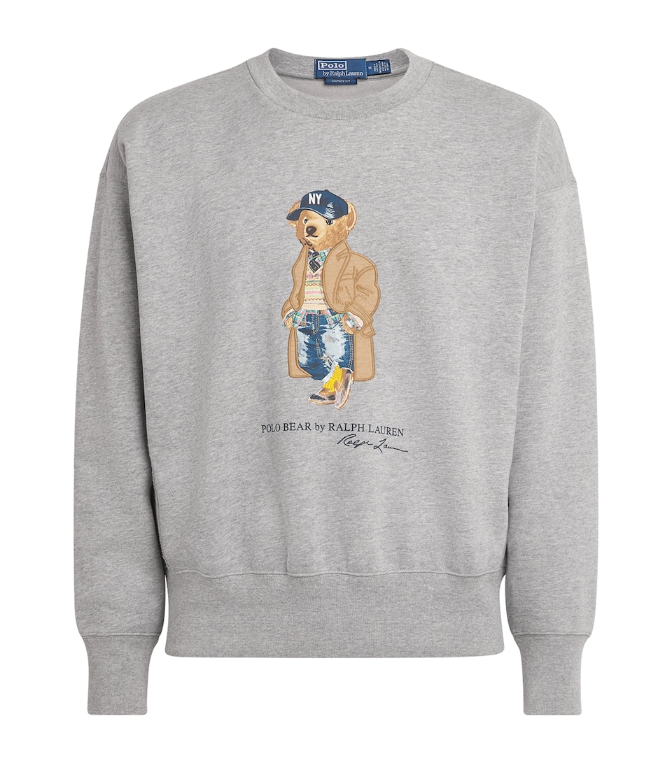Polo Ralph Lauren Mens Polo Bear Sweatshirt Andover Heather