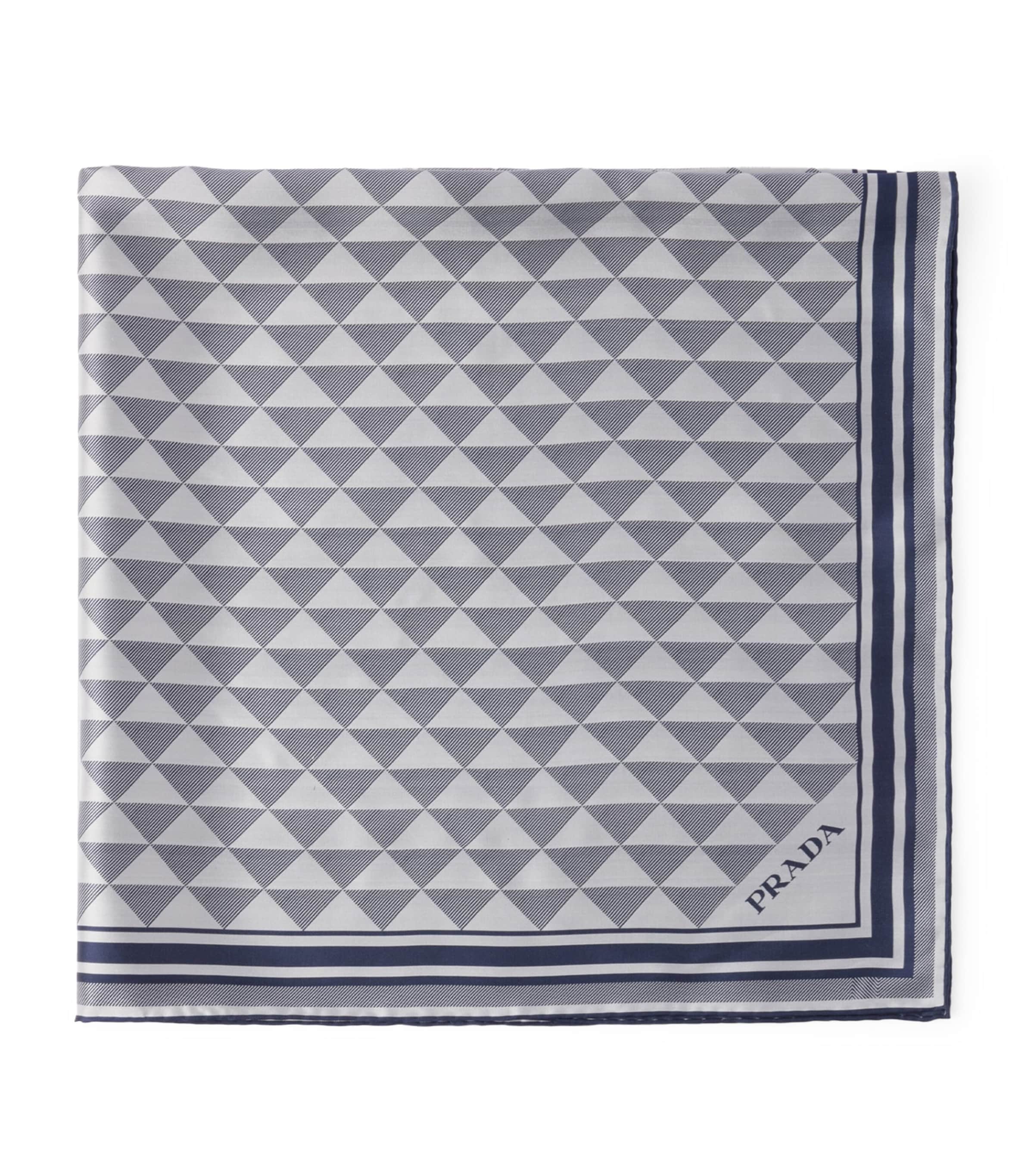Prada Silk Triangle Scarf