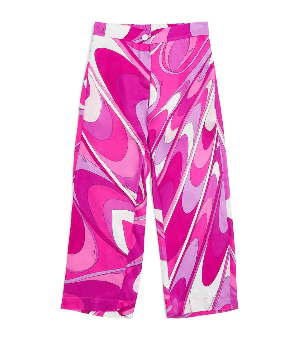 Printed Straight Trousers (4-14 Years)