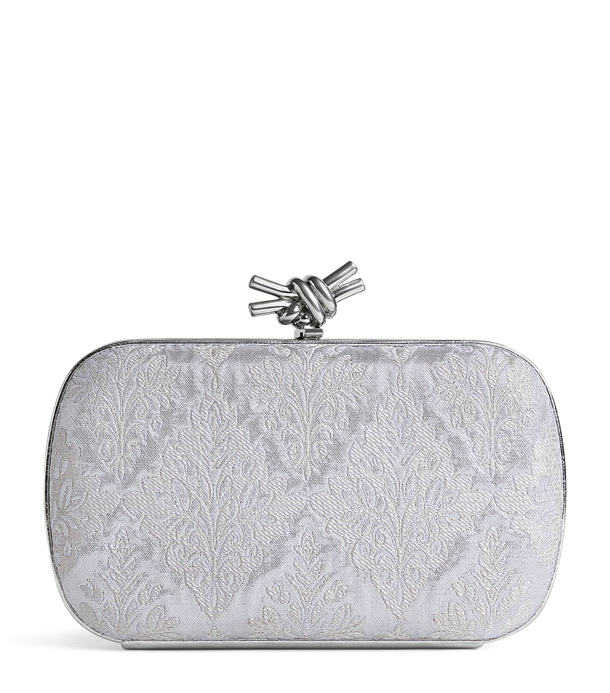 Jacquard Knot Clutch Bag