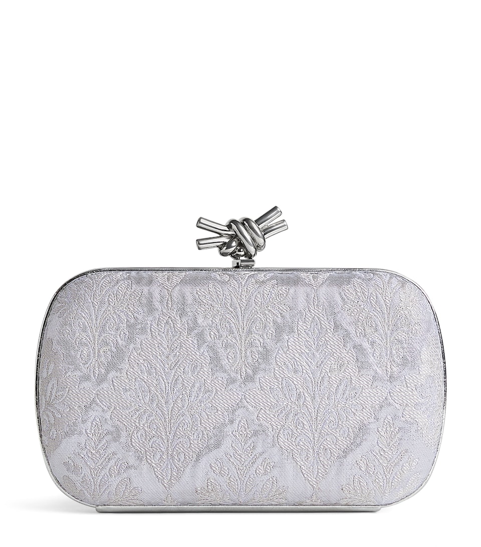 Jacquard Knot Clutch Bag