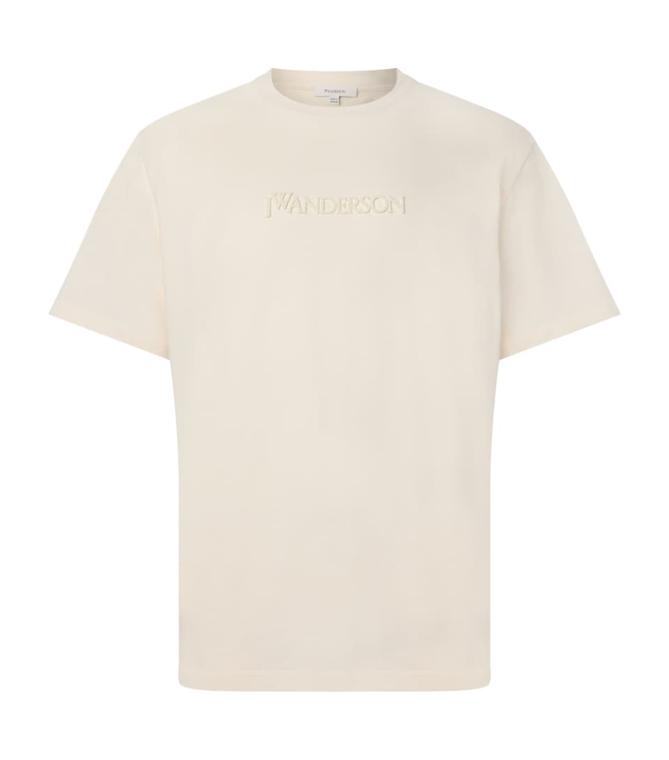 Cotton Logo Embroidered T-Shirt