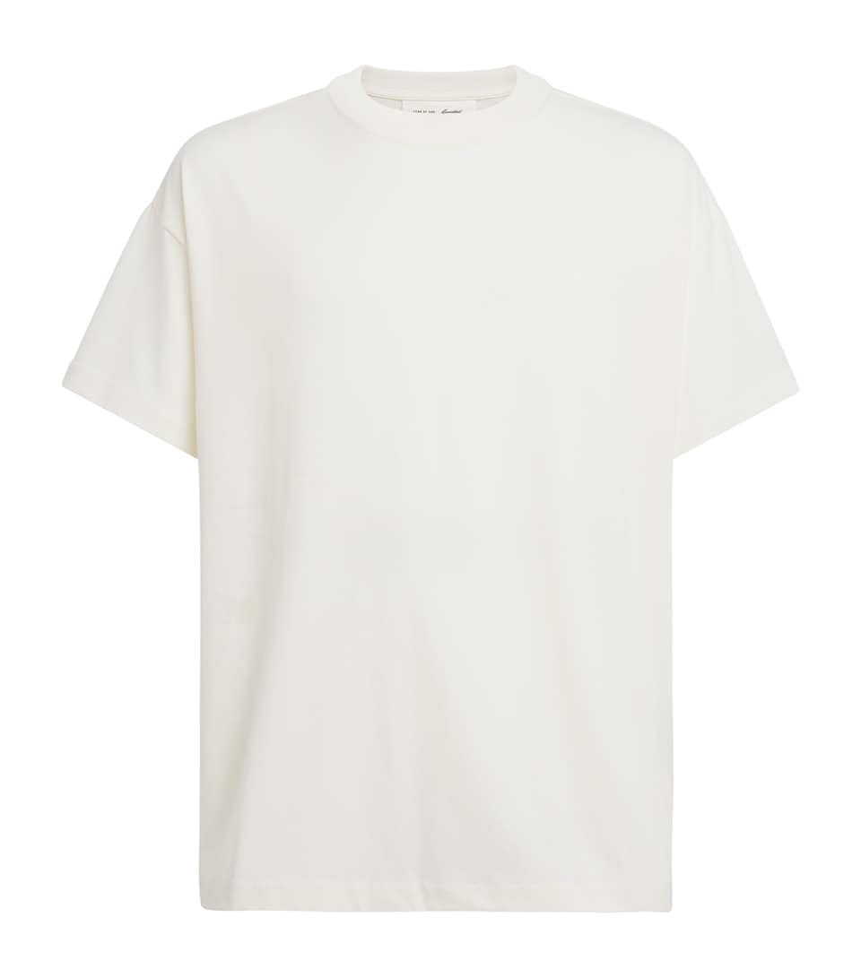 FEAR OF GOD ESSENTIALS Mens Signature T-Shirt Ivory