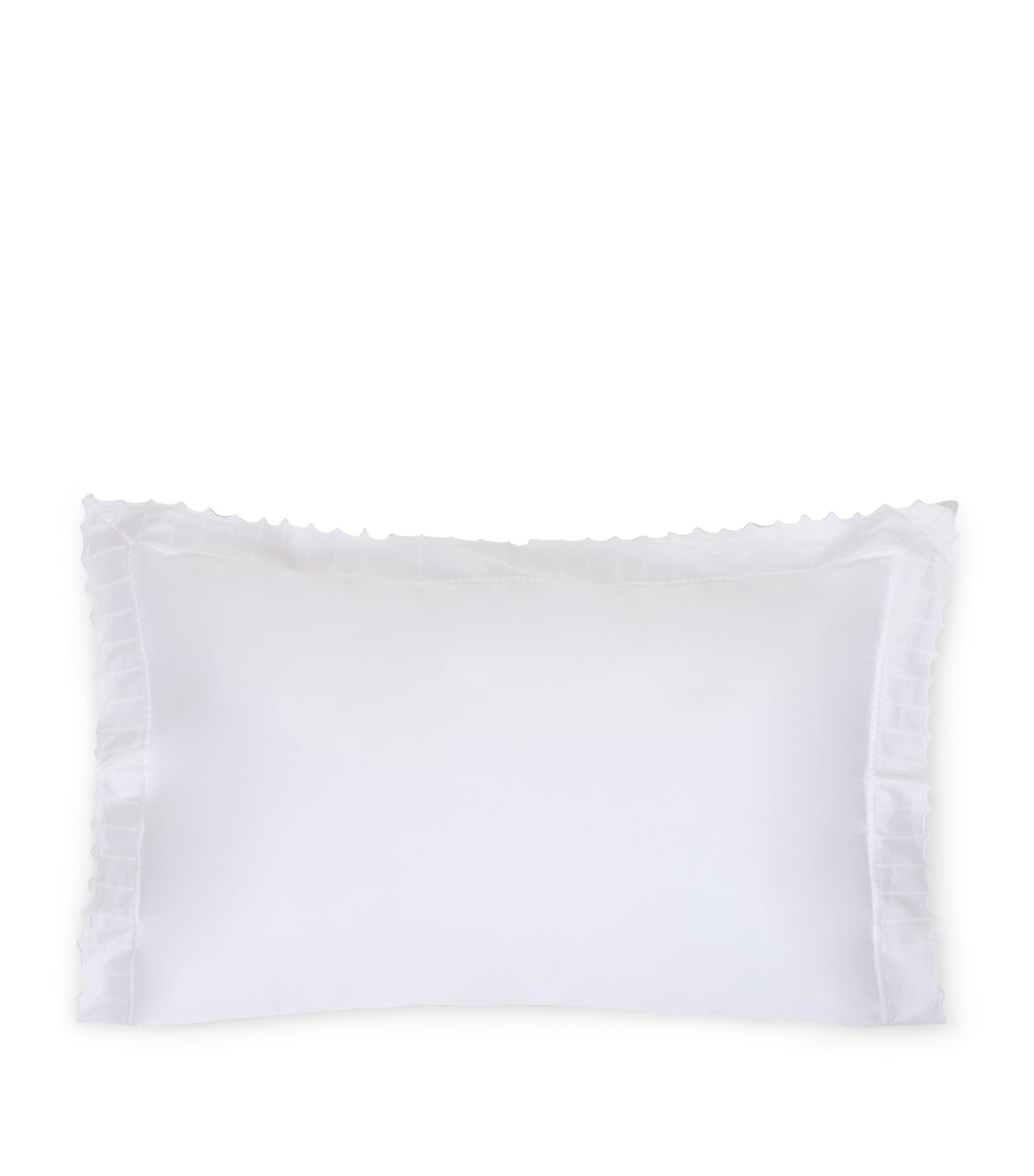 Loretta Caponi Dots Pillowcase Pair (50cm x 75cm) White