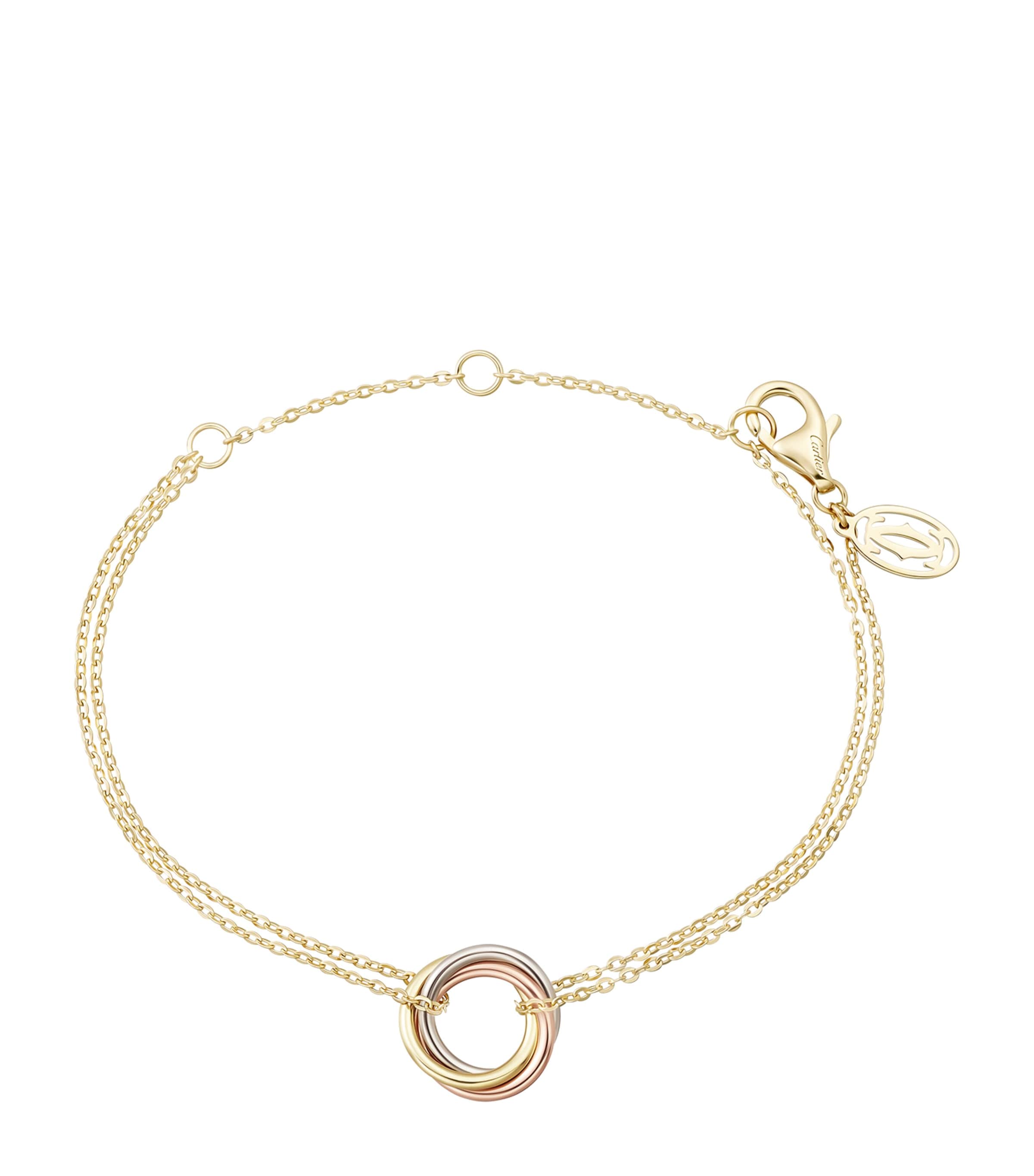 Cartier Mixed Gold Trinity Bracelet Mixed Gold