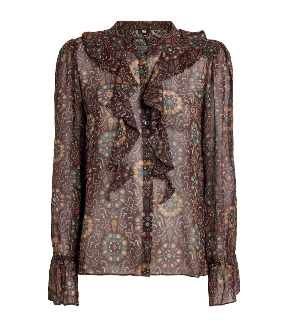 Silk Printed Claude Blouse