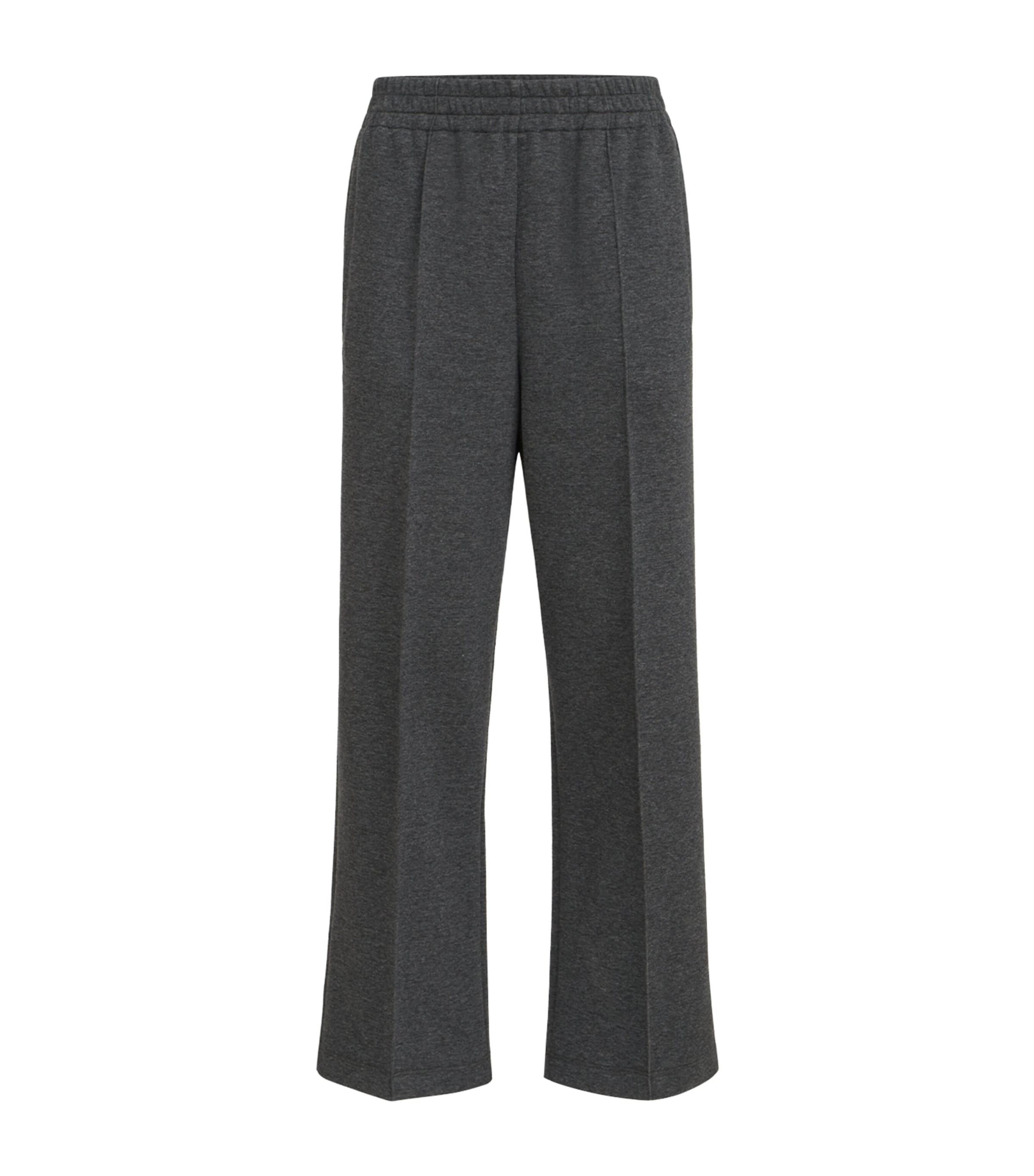 Brunello Cucinelli Womens Pleated Sweatpants Antracite