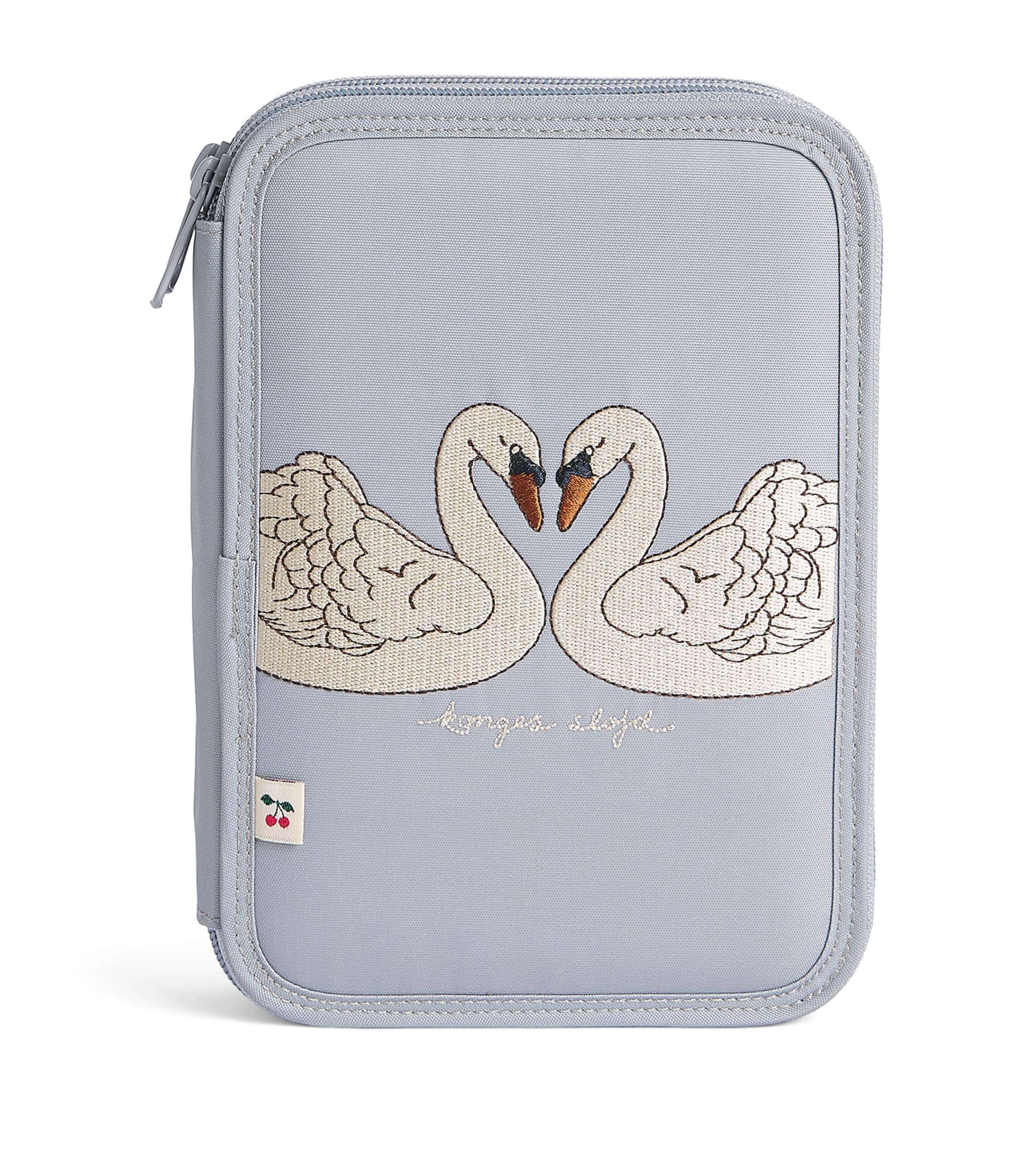 KONGES SLOJD Swan Clover Pencil Case Sleet
