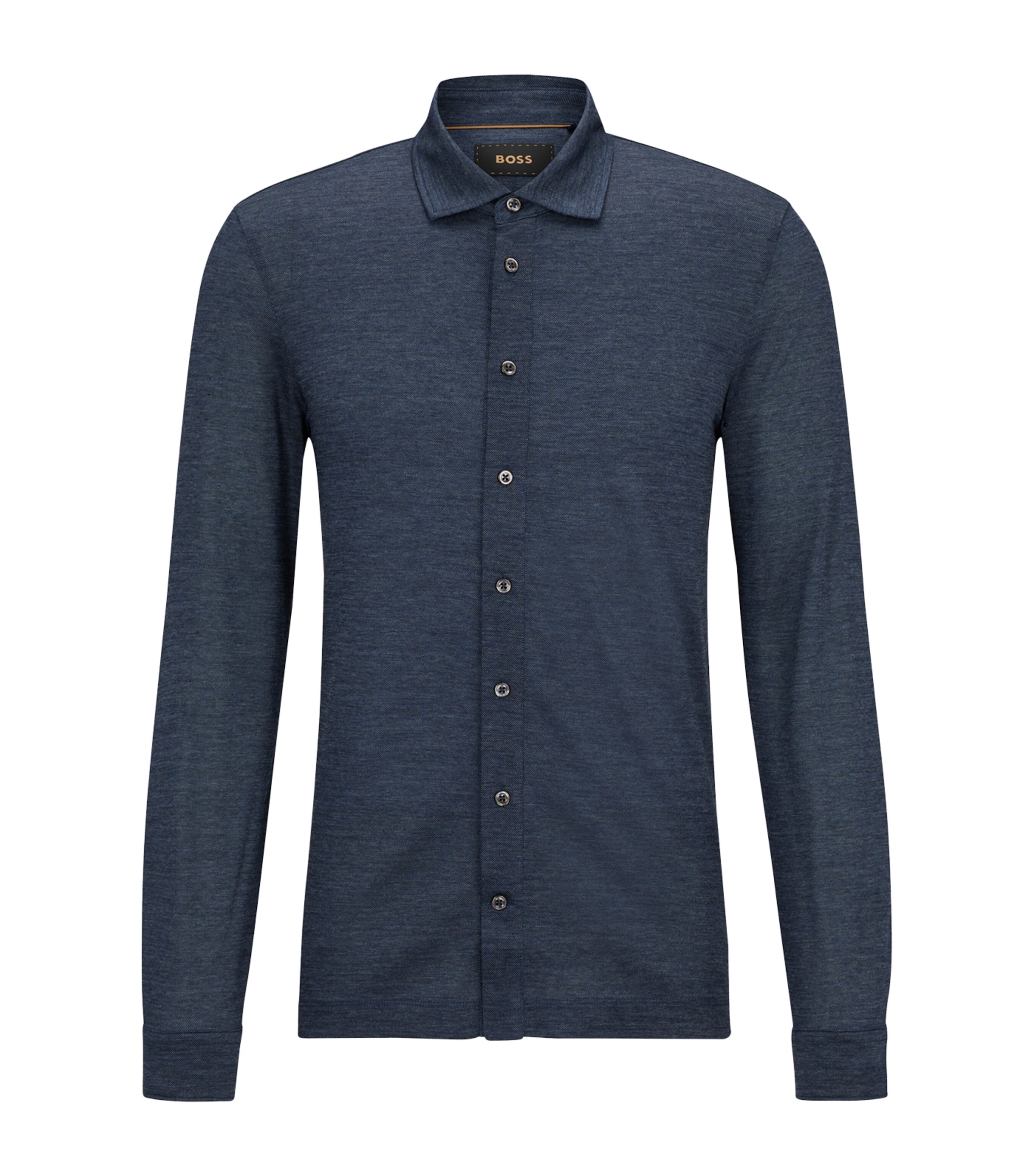 BOSS Mens Wool-Silk Shirt