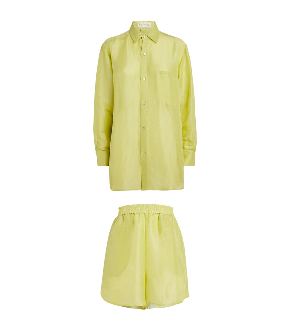 Silk-Linen Pyjama Set