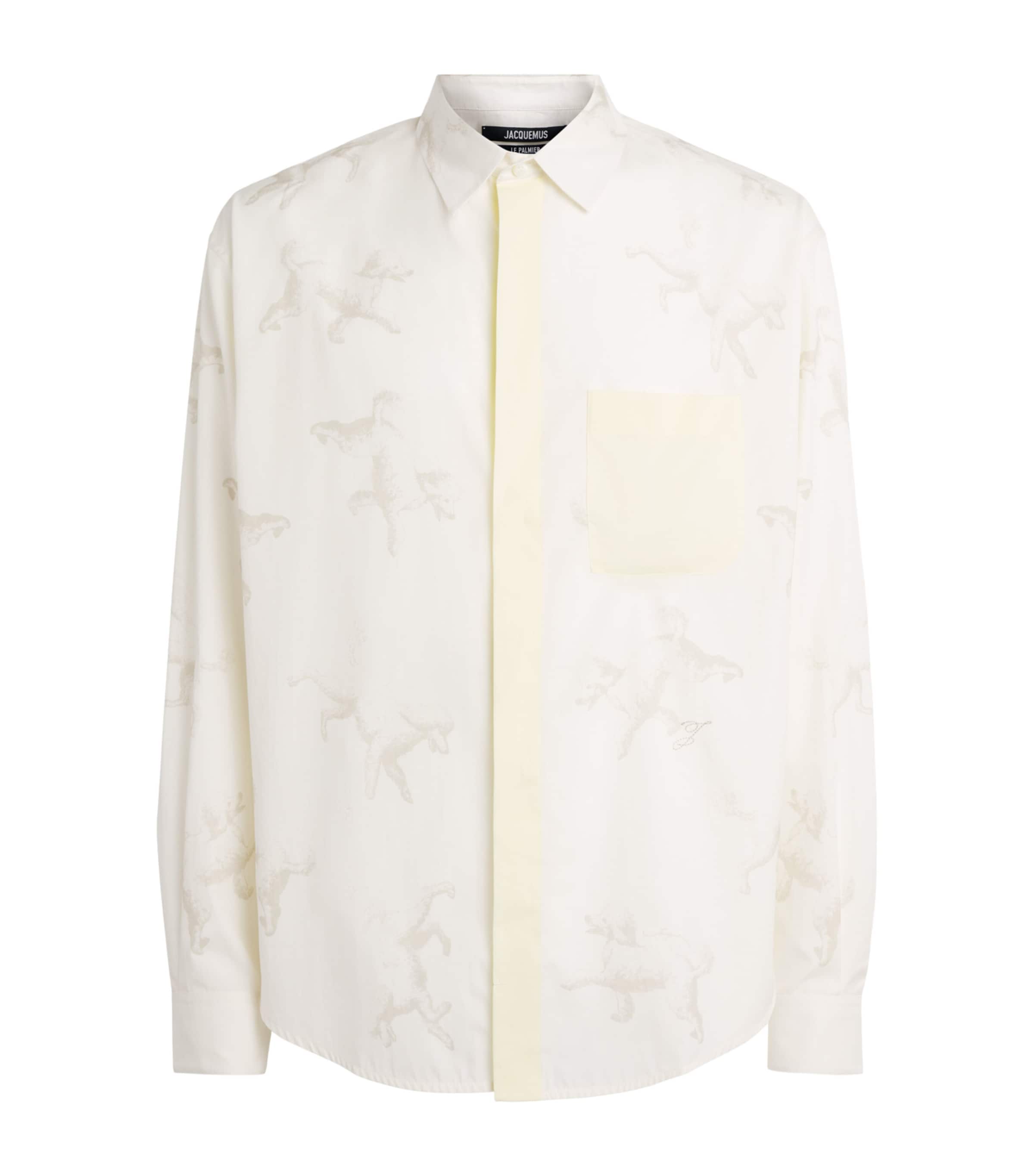 Jacquemus Mens Poodle Print Féfé Shirt Prnt Ao Pdls Off