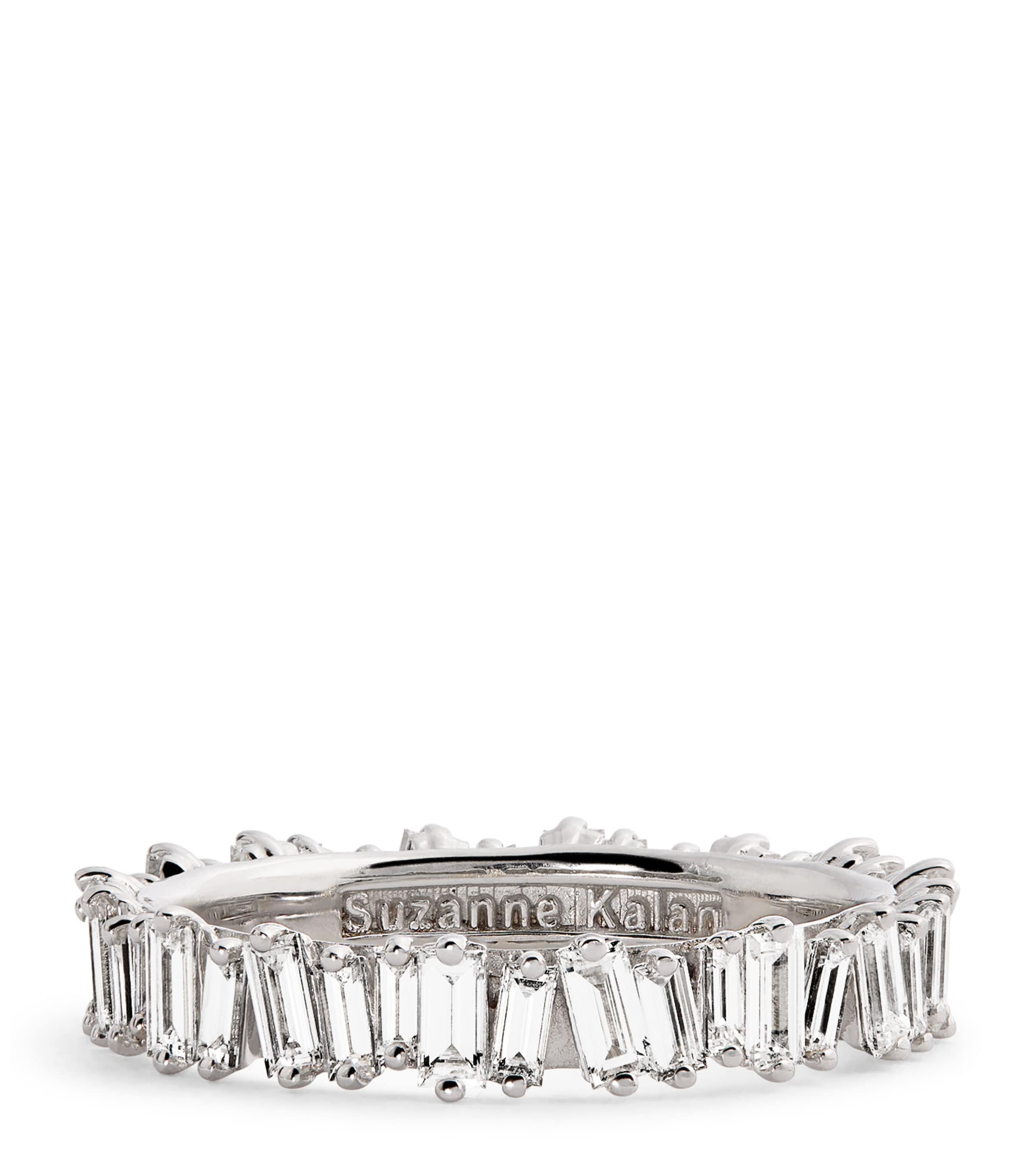 White Gold and Diamond Classic Eternity Ring (Size 5)