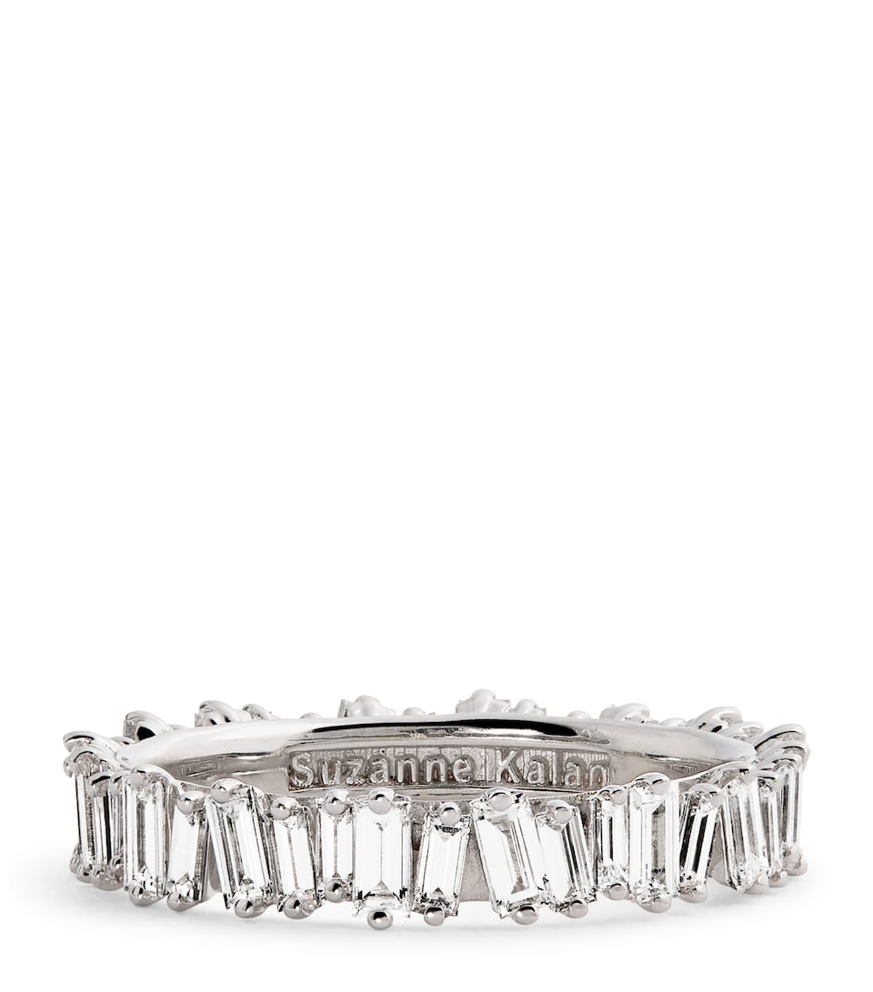 Suzanne Kalan White Gold and Diamond Classic Eternity Ring Wg/wd