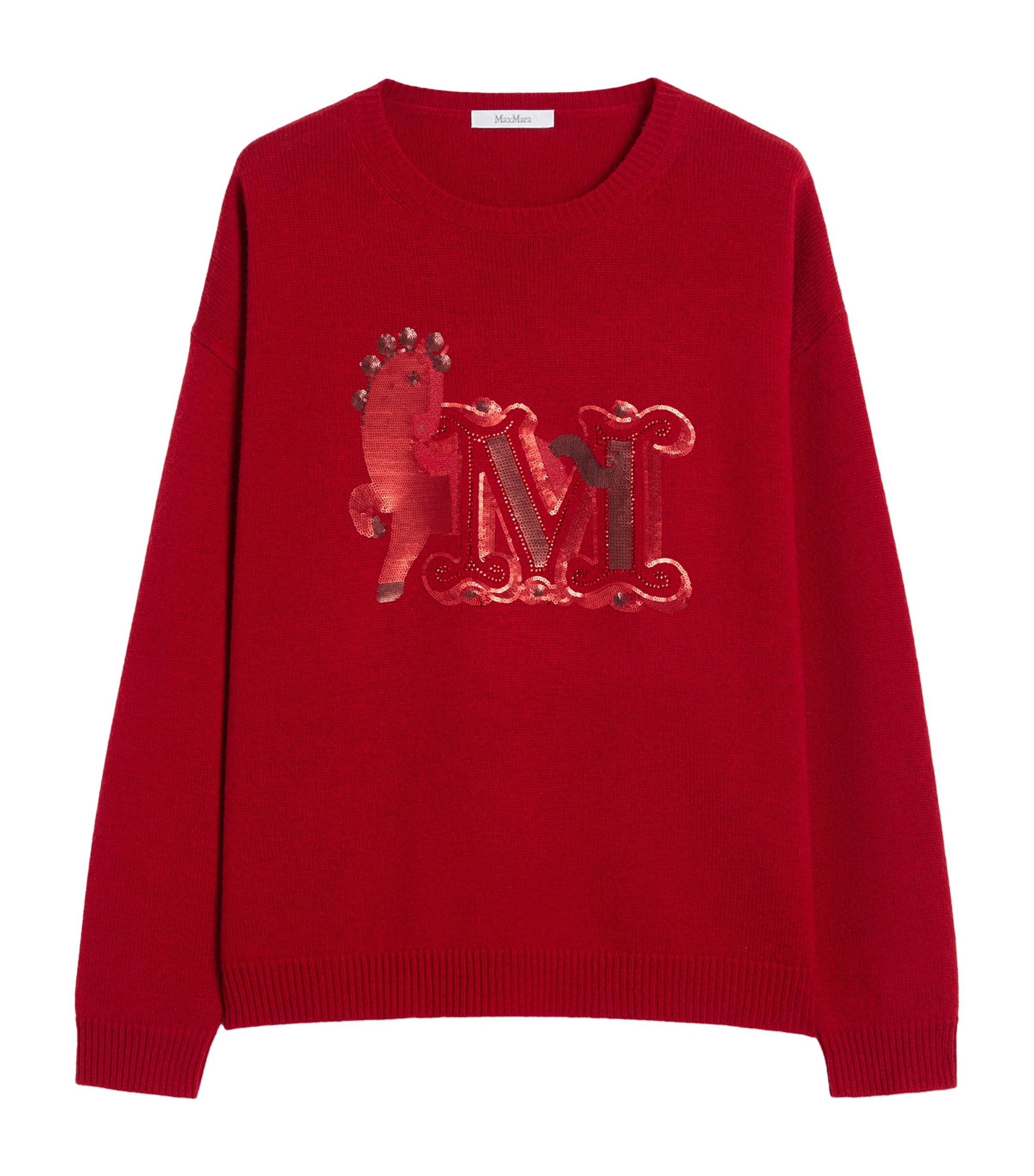 Wool-Cashmere Monogram Sweater