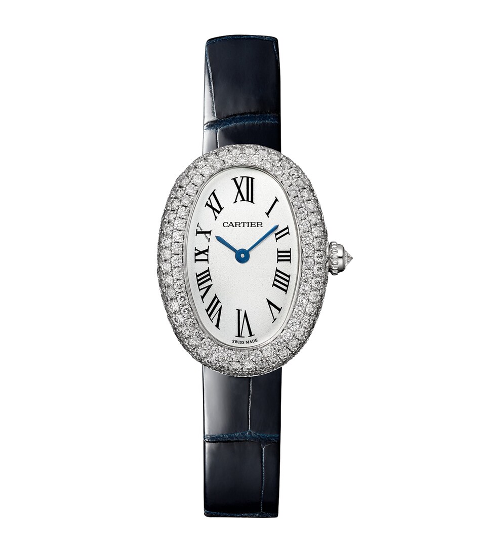 White Gold and Diamond Baignoire 1920 Watch 26mm