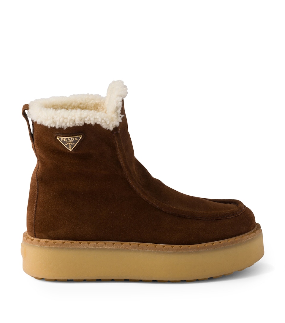 Suede Booties