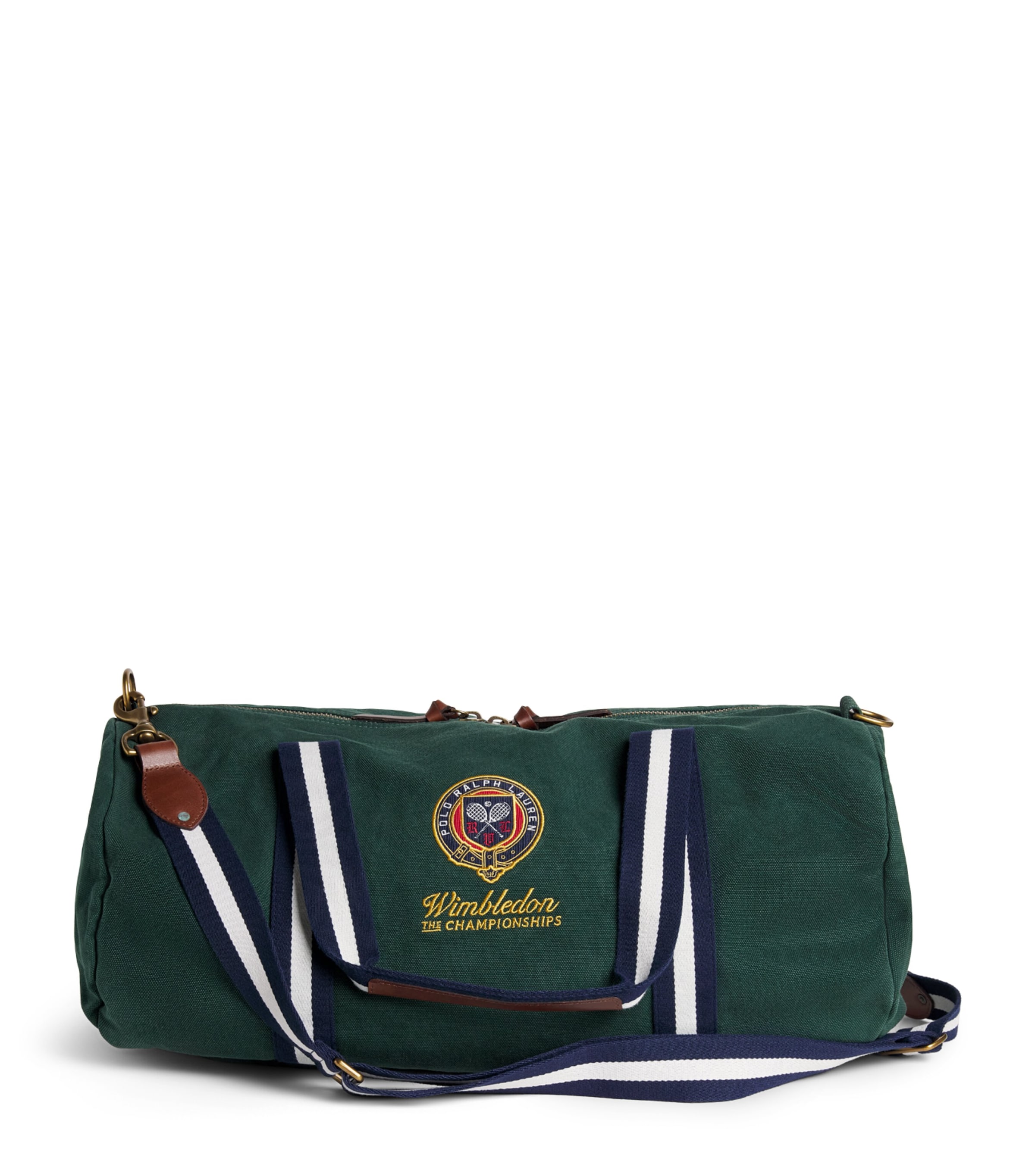 RLX Ralph Lauren x Wimbledon Large Canvas Duffel Bag Moss Agate