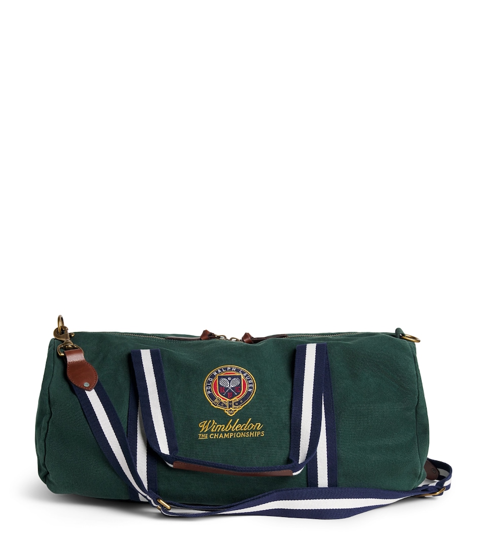 RLX Ralph Lauren x Wimbledon Large Canvas Duffel Bag Moss Agate