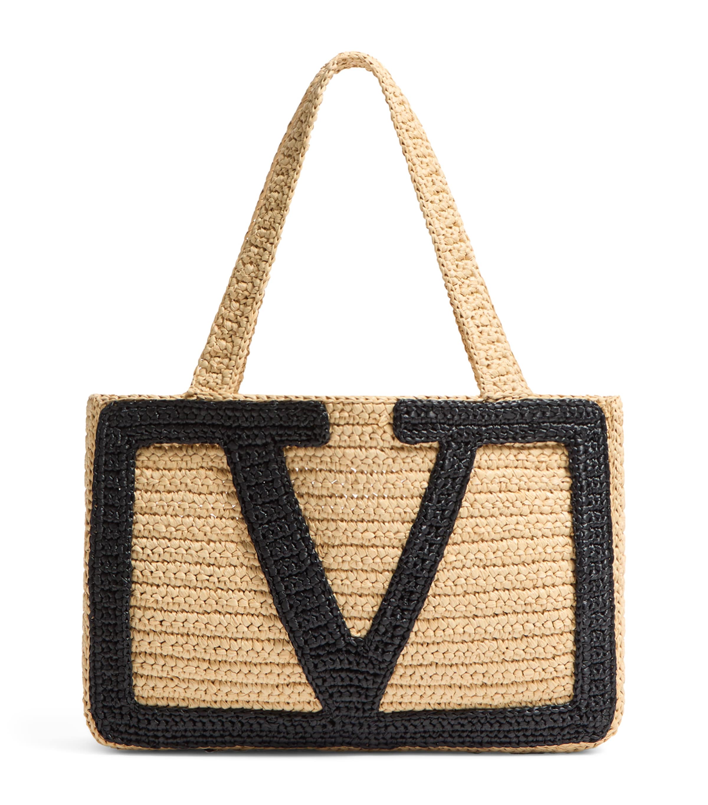 Valentino Garavani Small Woven Viva Superstar Tote Bag
