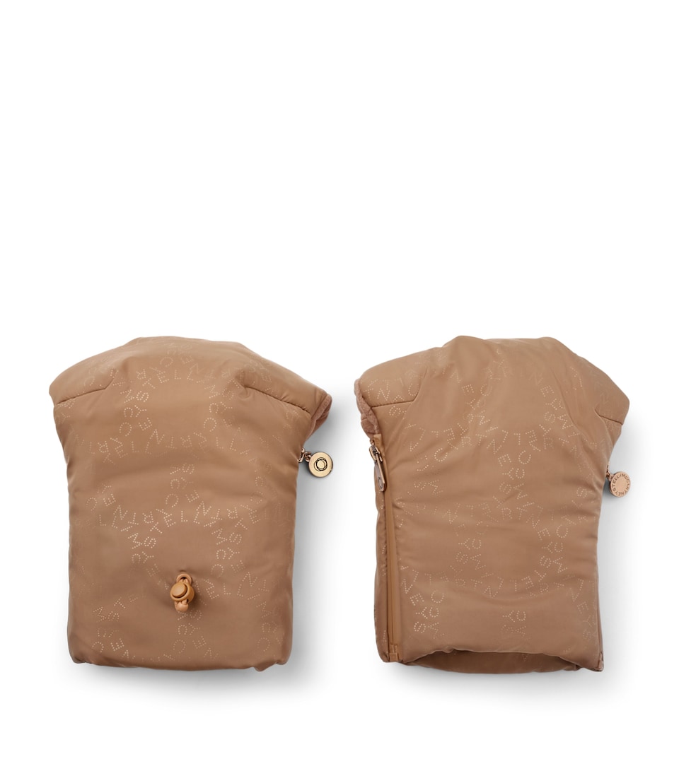 Bugaboo x Stella McCartney Water-Repellent Stroller Mittens Tobacco Brown