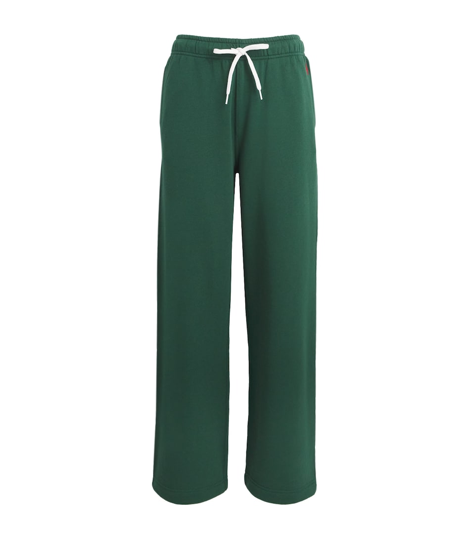 Cotton-Blend Polo Pony Sweatpants