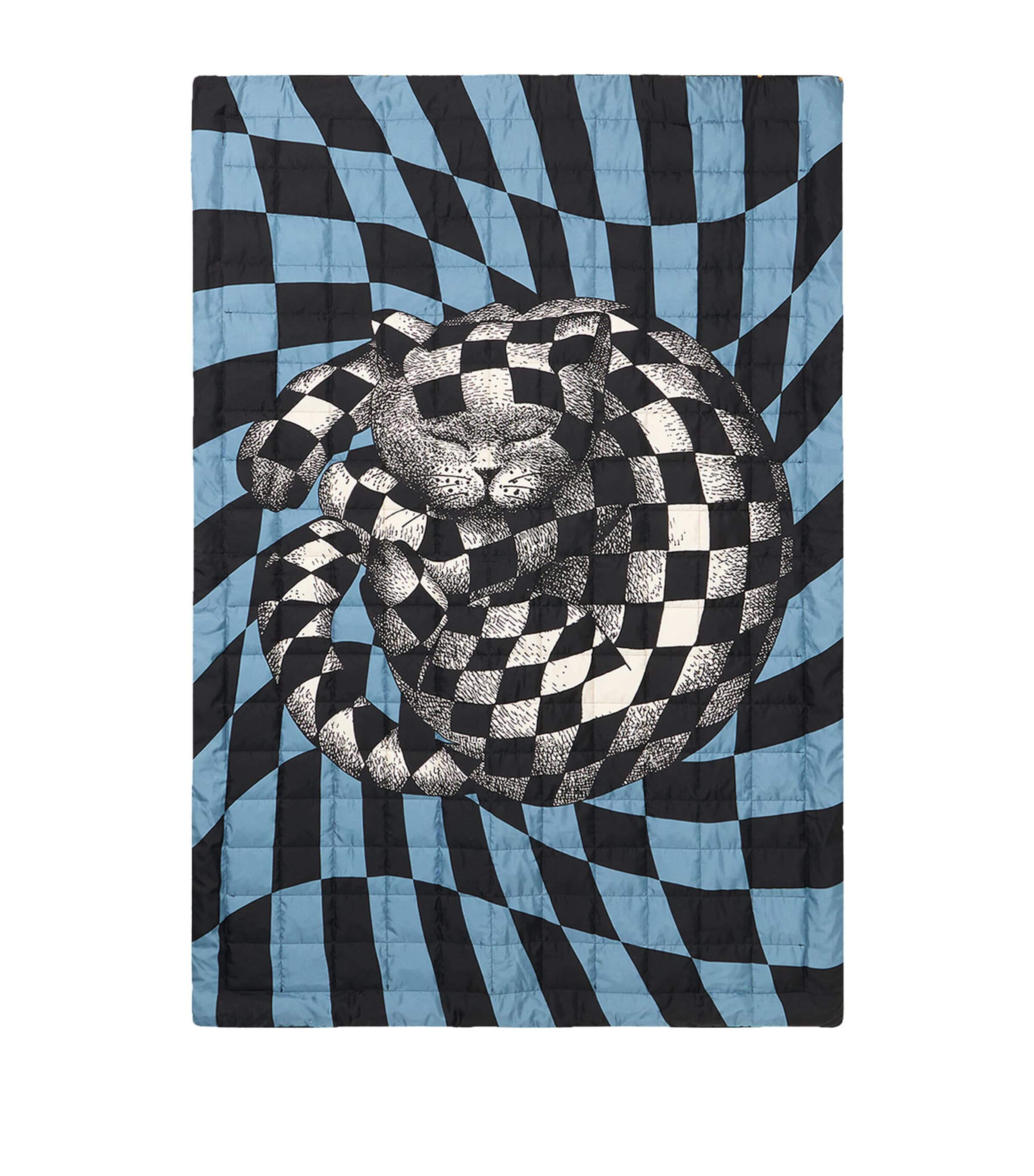 Fornasetti Silk Plaid High Fidelity Throw (140cm x 200cm)
