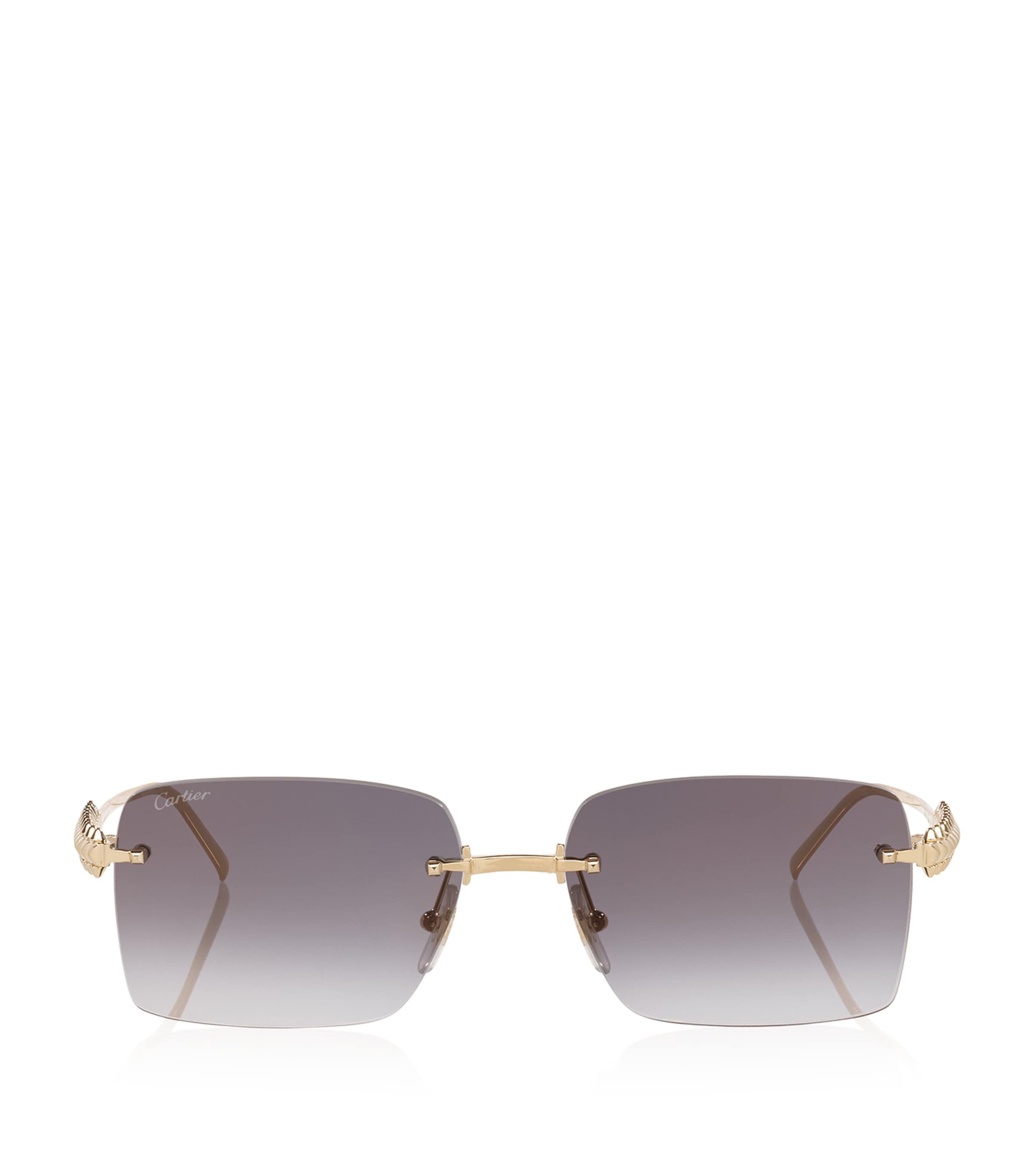 Cartier Metal 06L001801 Rectangle Sunglasses