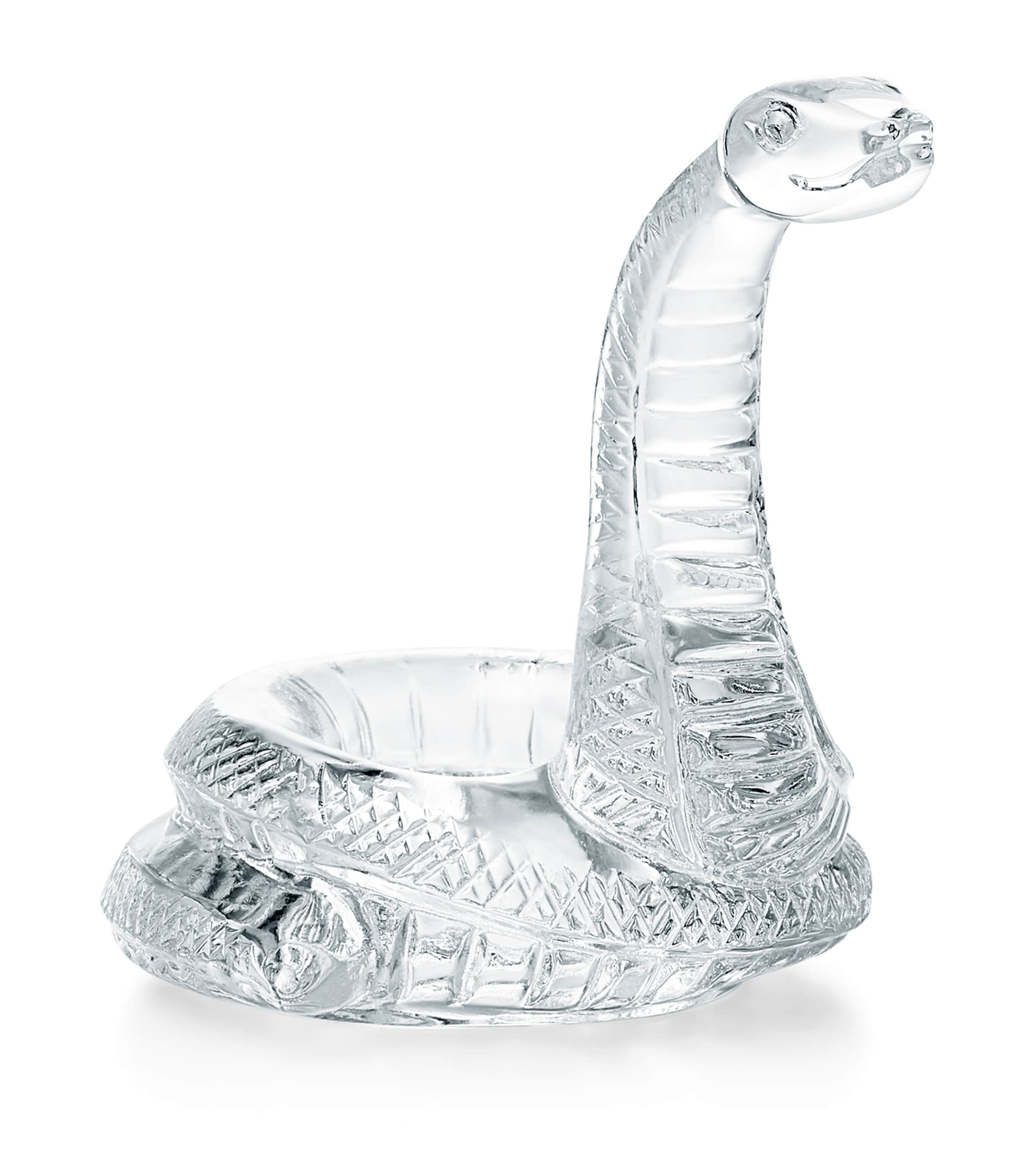 Baccarat Crystal Zodiaque Snake 2025 Figurine Clear