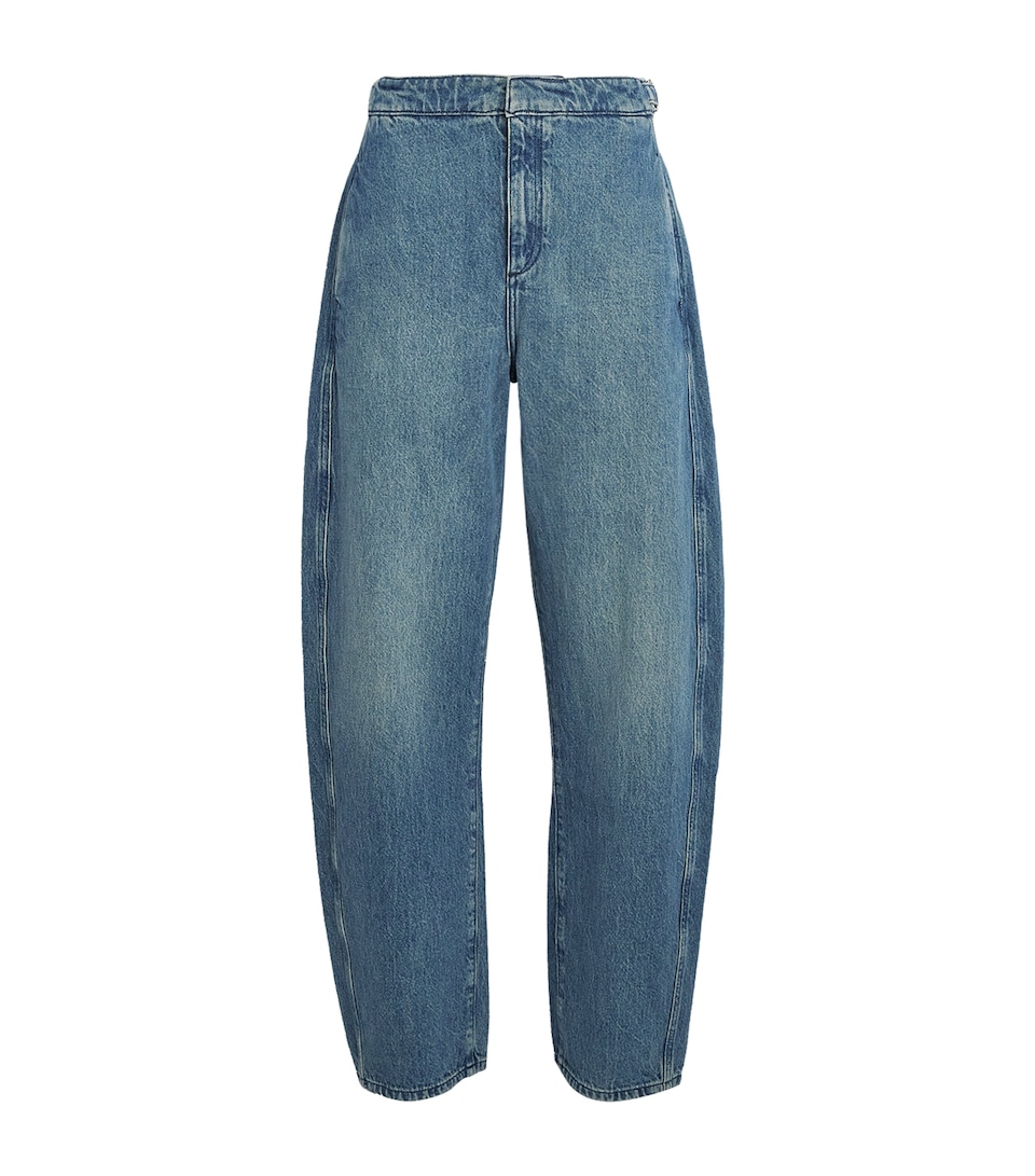 Rag & Bone Womens Vito Barrel-Leg Jeans Cheri