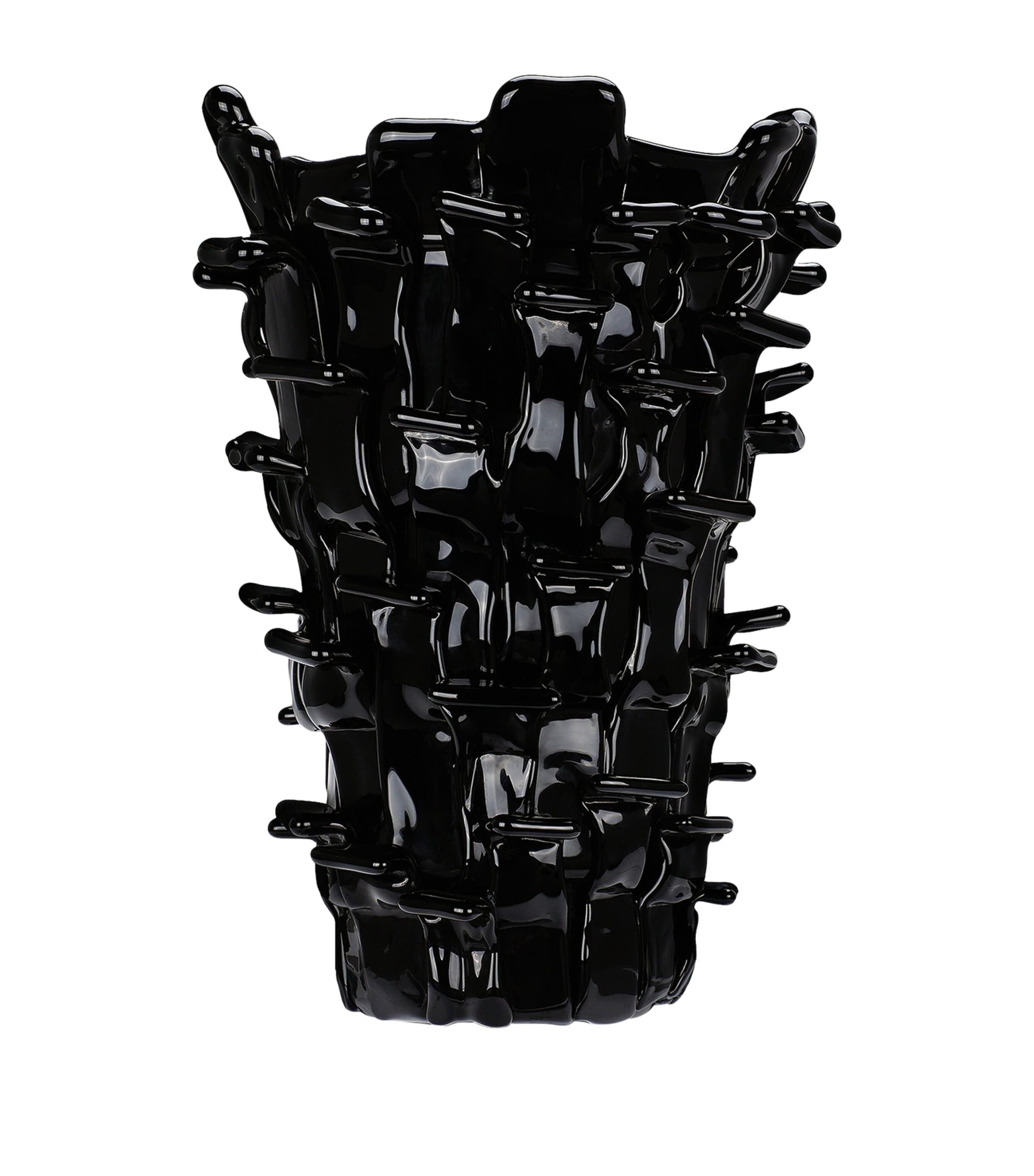 Dolce&Gabbana Casa x Venini Murano Glass Ritagli Vase (30cm) Nero