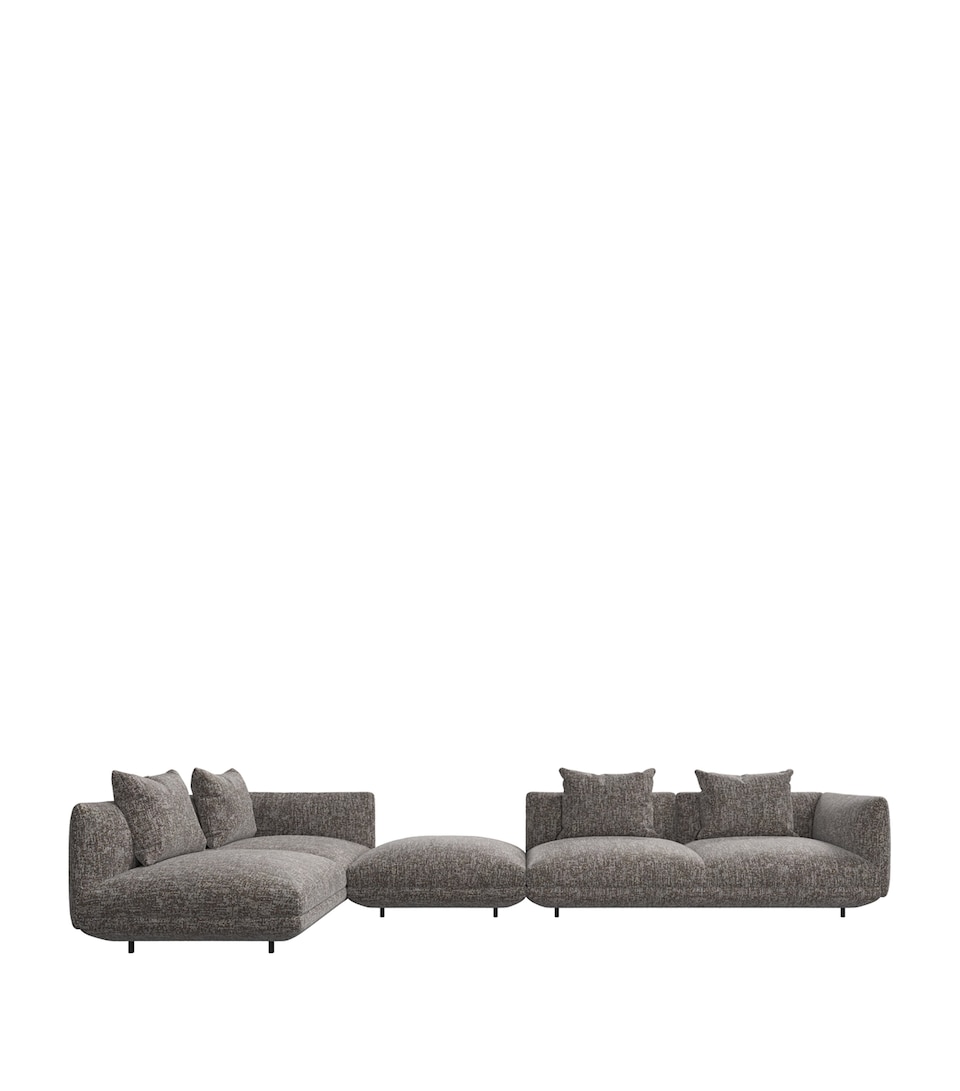 BoConcept Large Salamanca Corner Sofa Brown