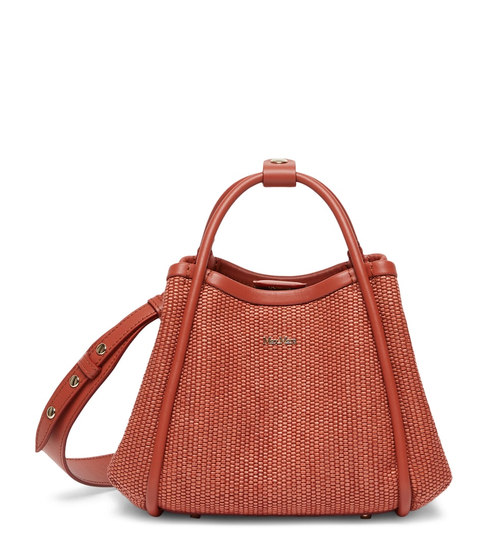 Max Mara Extra-Small Marine Top-Handle Bag Terra Cotta