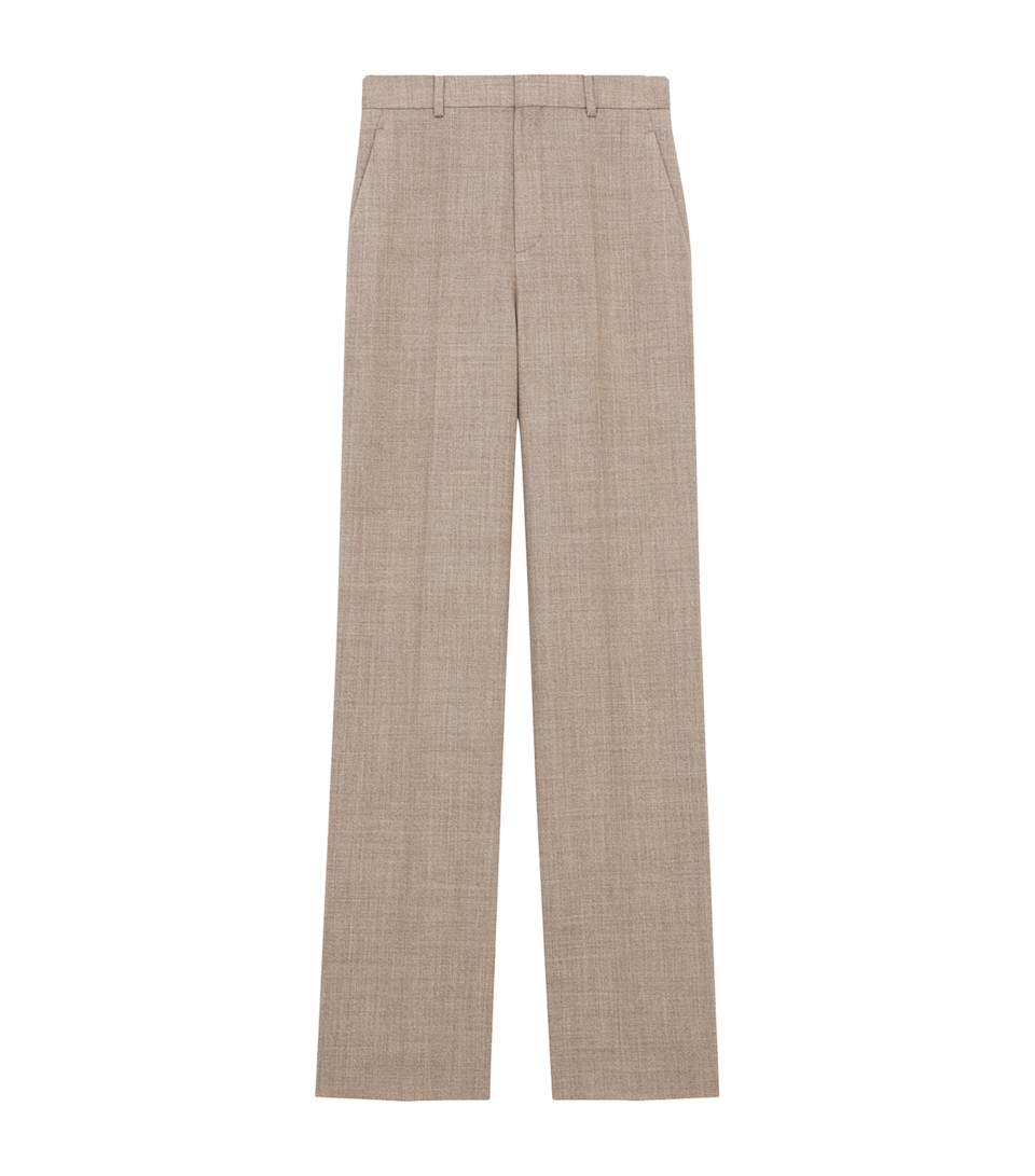 Wool High-Rise Trousers